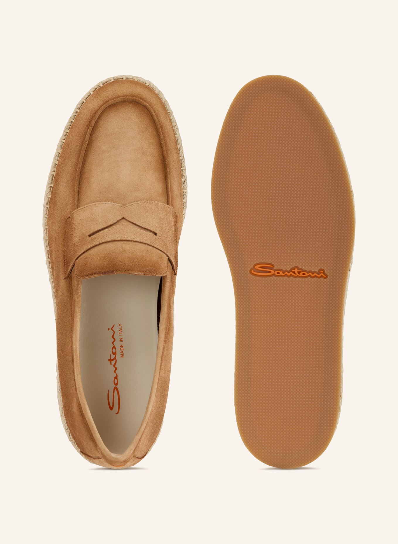 Santoni Espadrilles CARLO: CAMEL