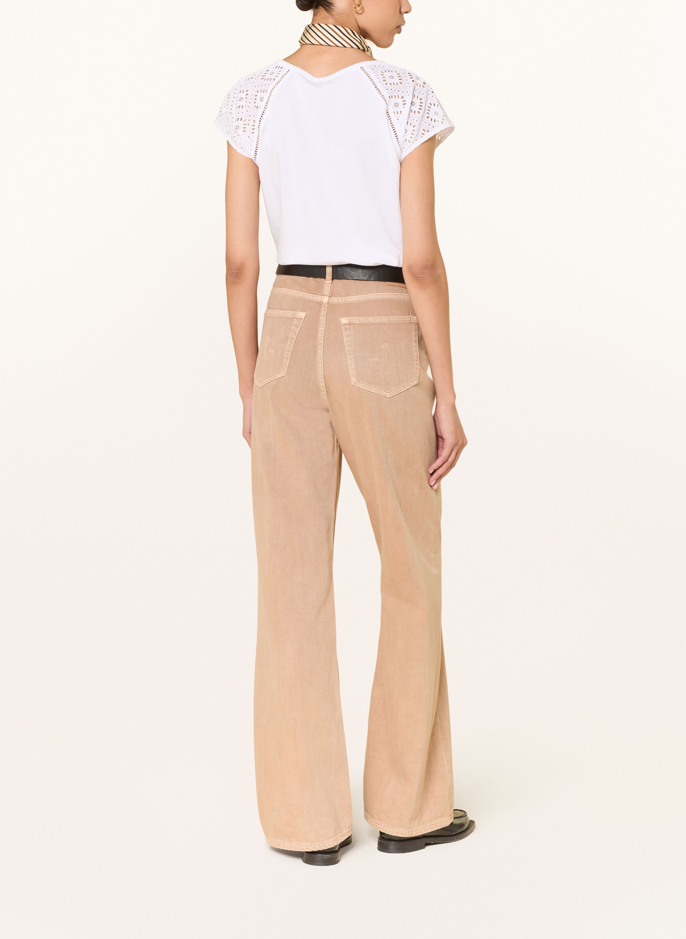 HOBBS T-Shirt IVANA mit Spitze: WEISS