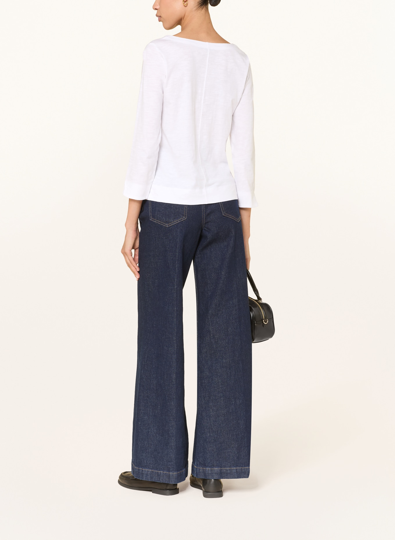 HOBBS Shirt MARTIE mit 3/4-Arm: WEISS