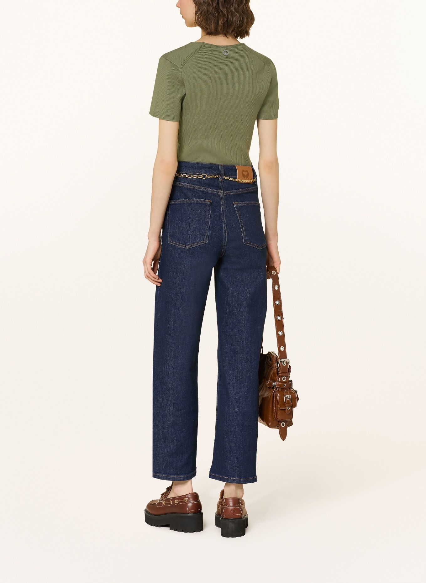 maje Strickshirt: KHAKI