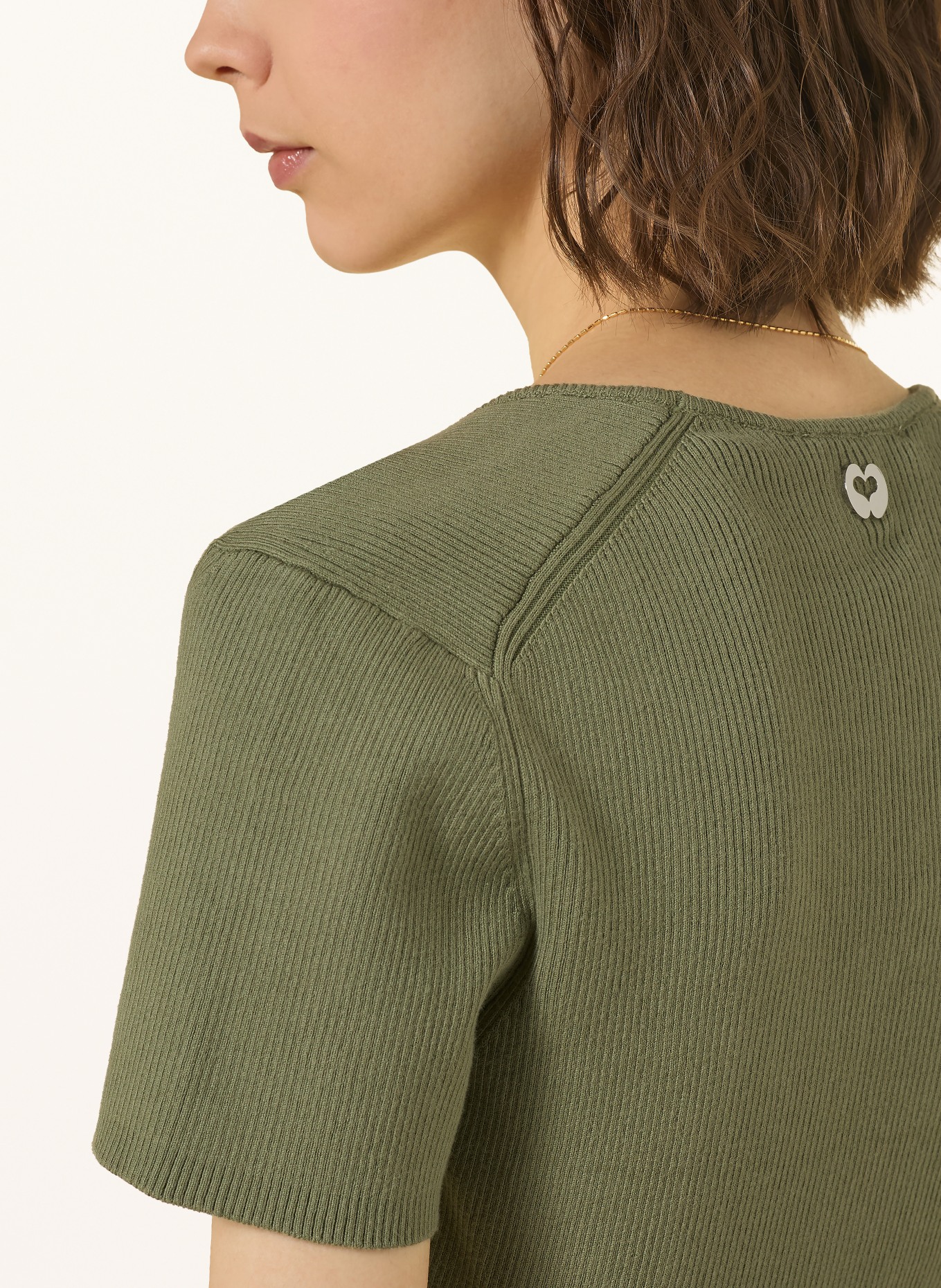 maje Strickshirt: KHAKI