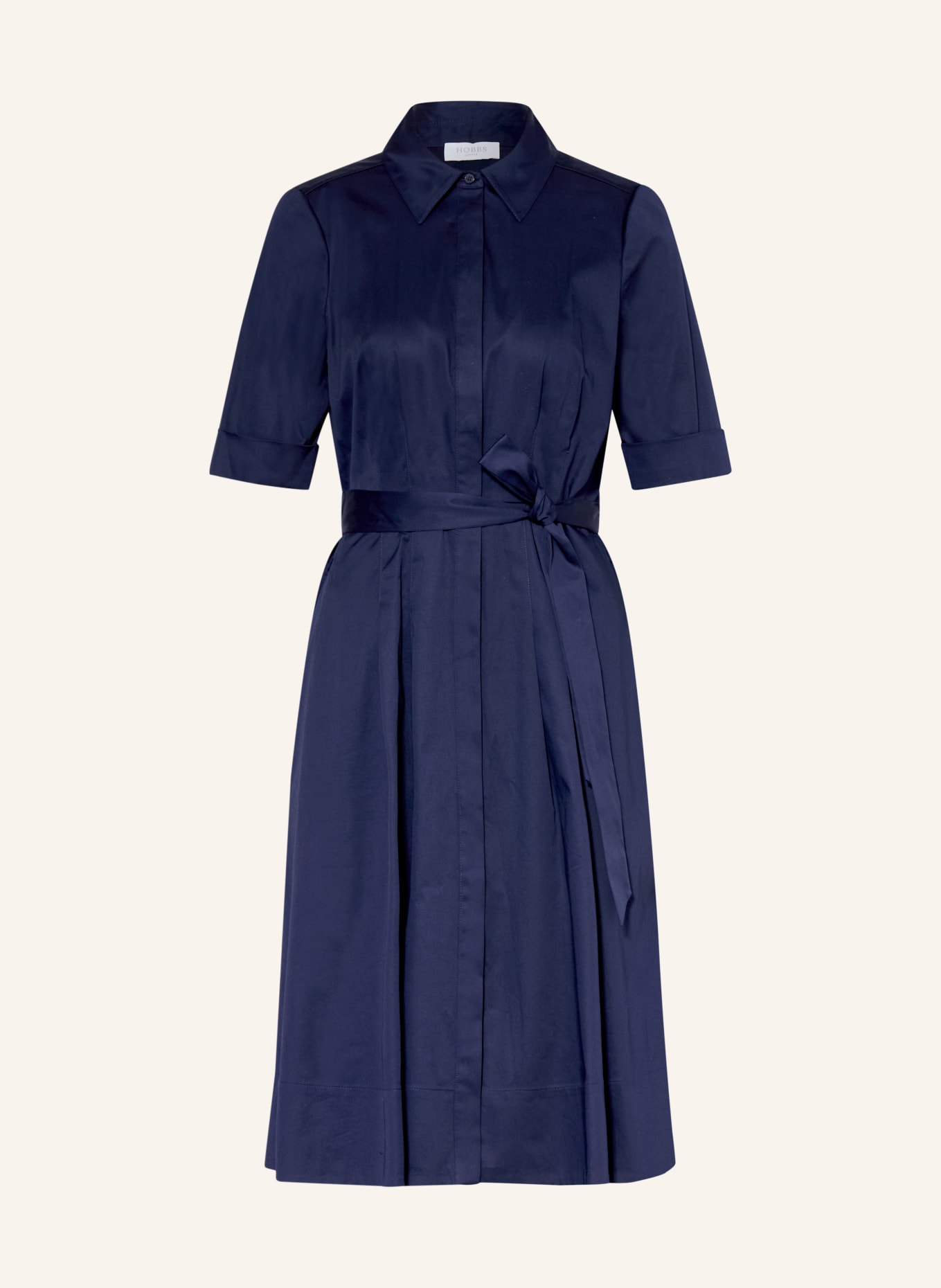 HOBBS shirt dress: DARK BLUE