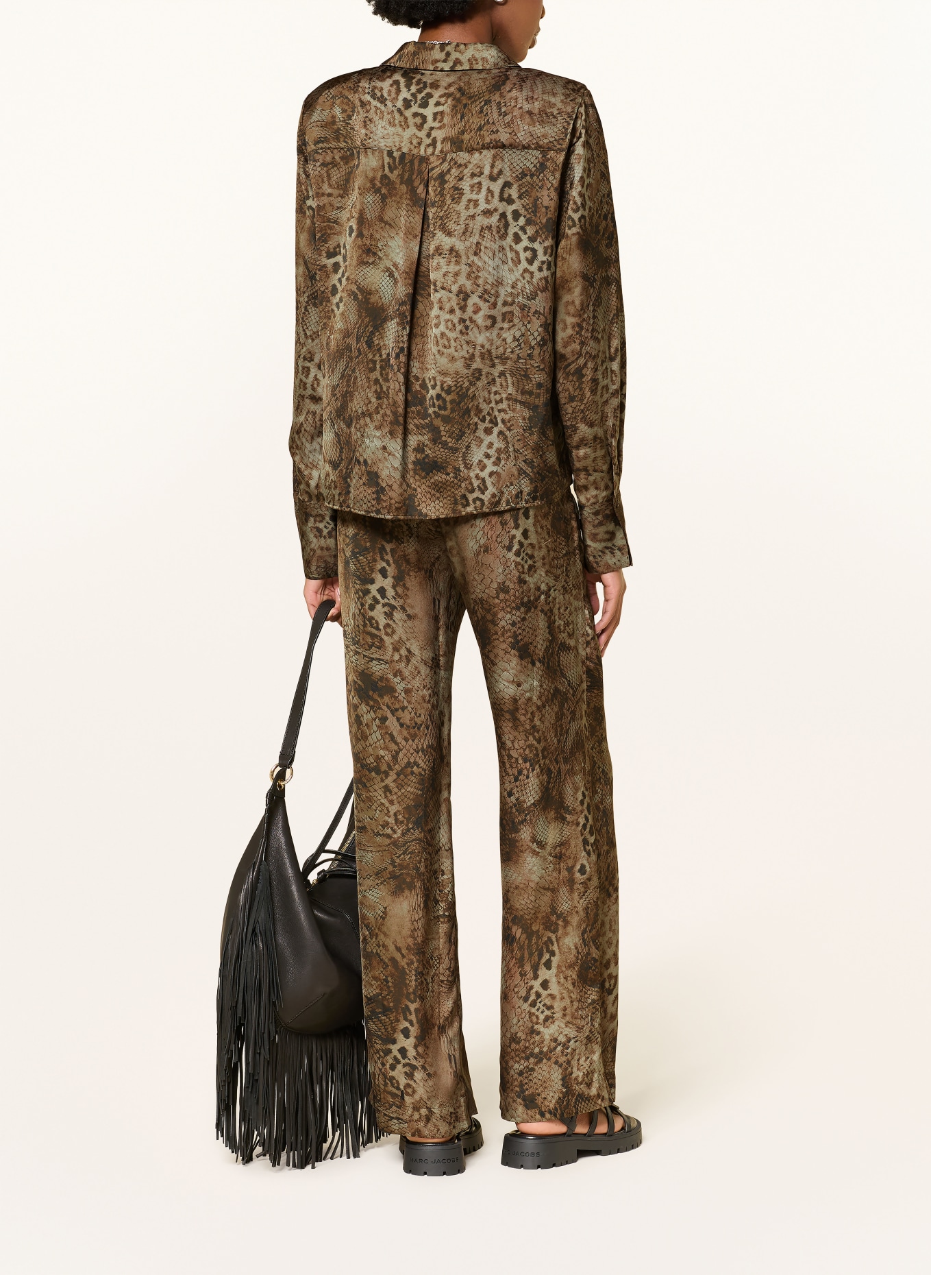 ba&sh Marlenehose CARRINA: BRAUN / DUNKELBRAUN / KHAKI