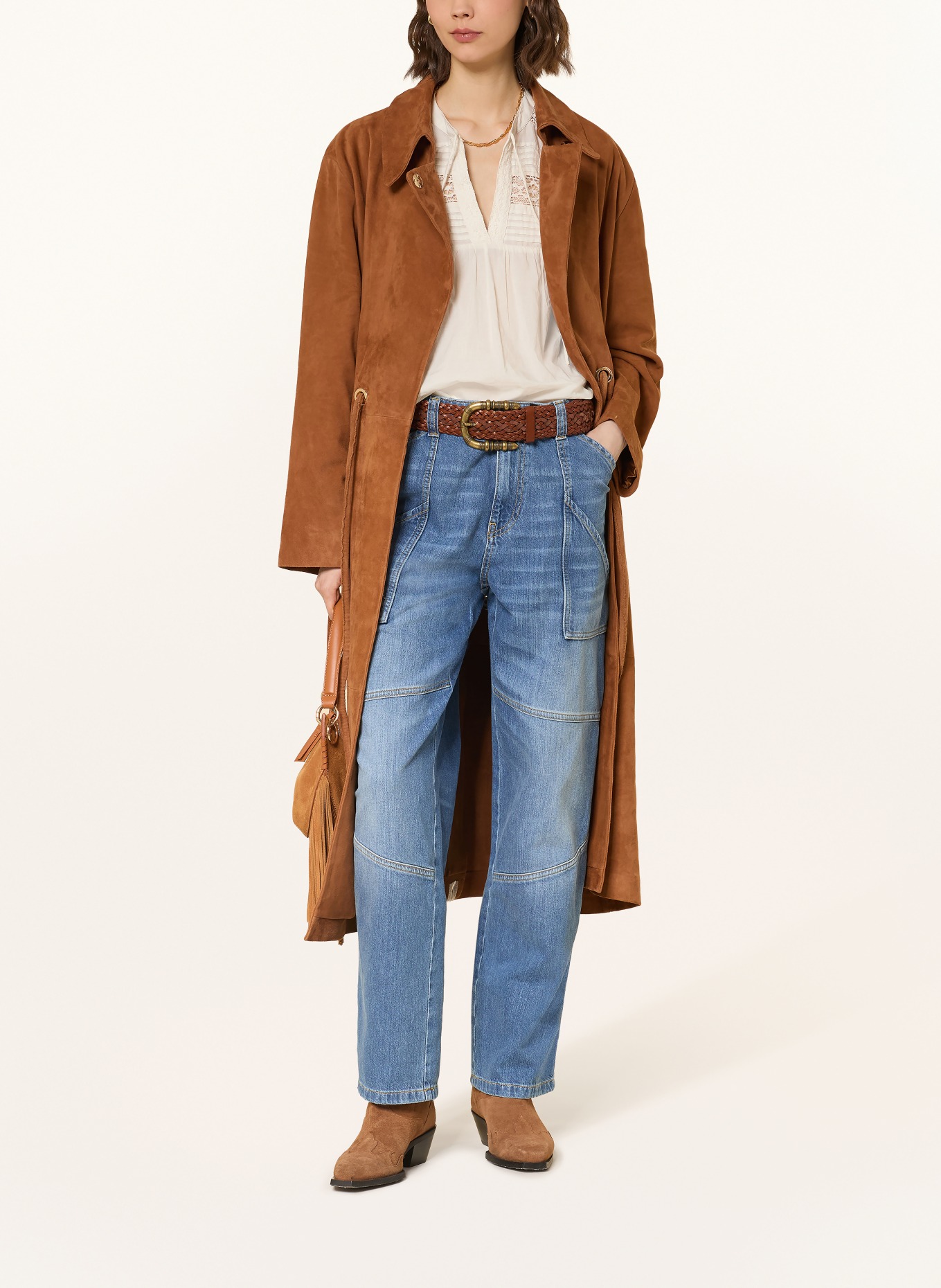 ba&sh Wide Leg Jeans MOYCE: BLUE USEDBLUE