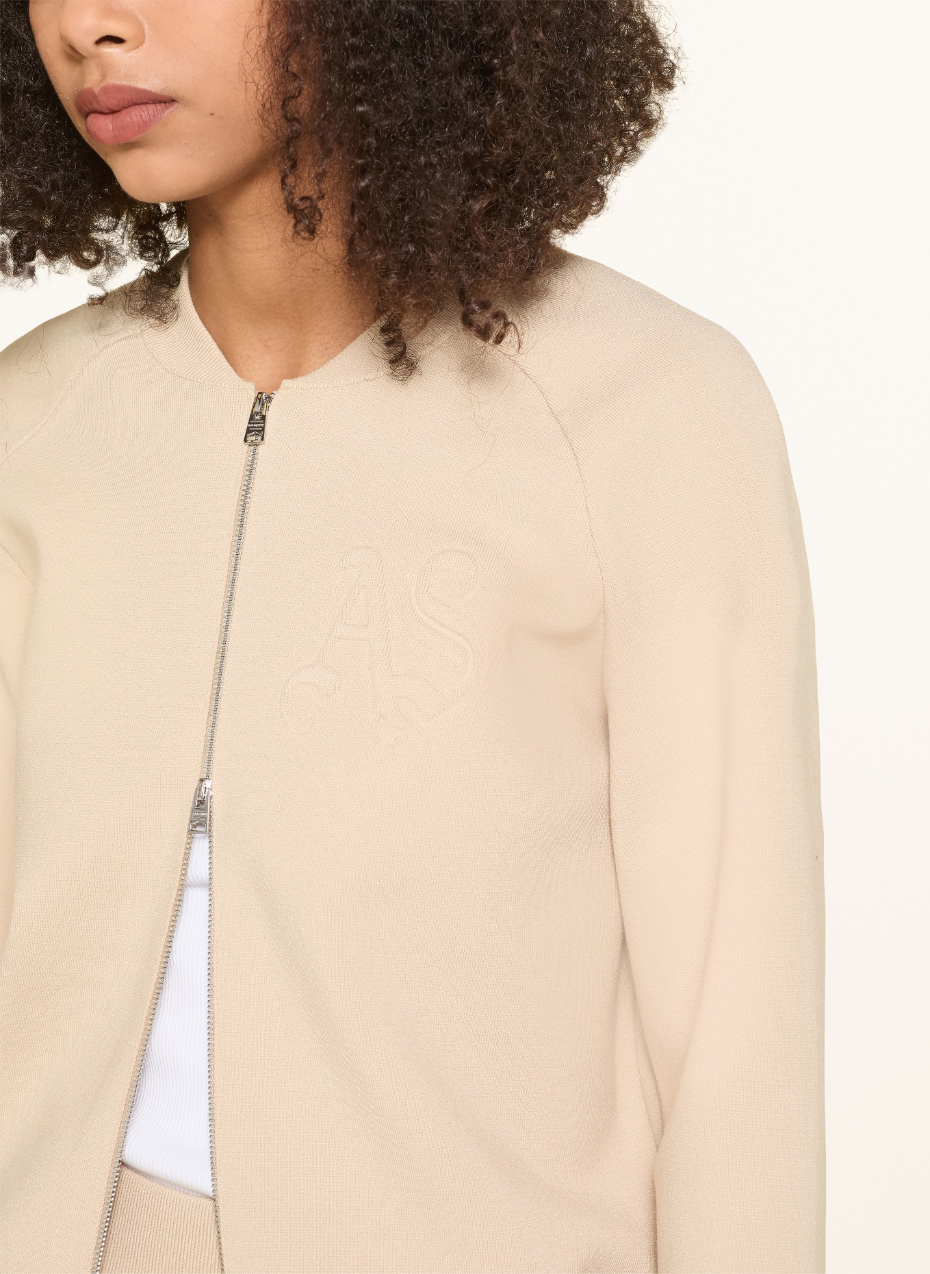 ALLSAINTS Veste sweat SONNY: BEIGE