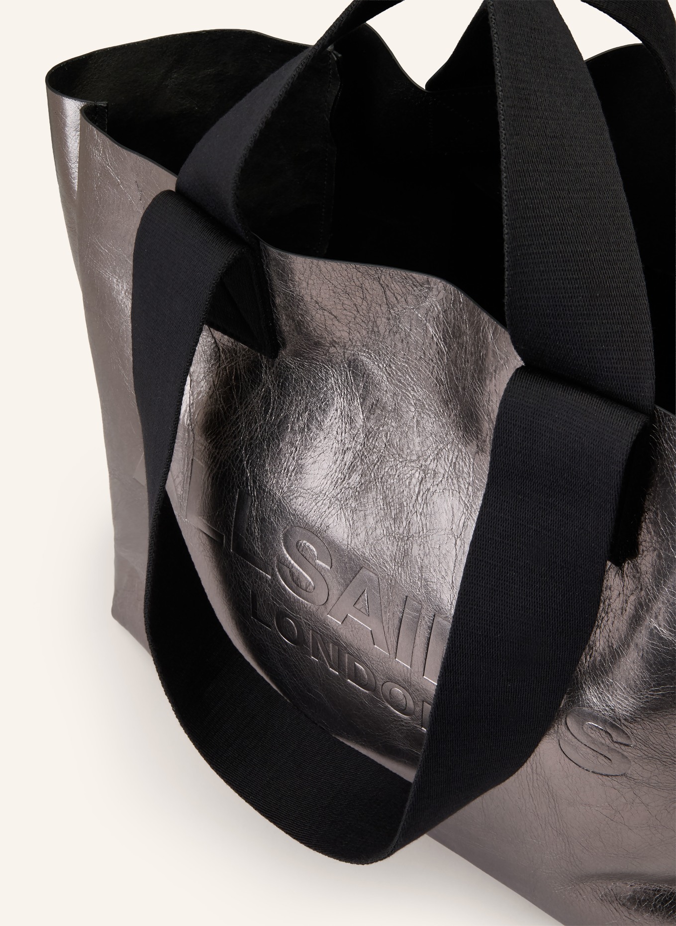 ALLSAINTS Sac cabas IZZY: PLATINE