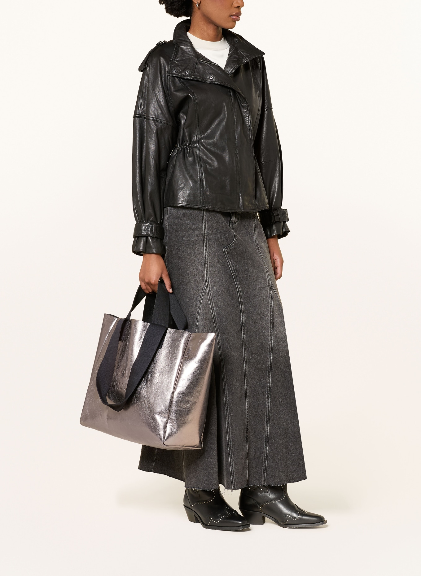 ALLSAINTS Shopper IZZY: PLATIN