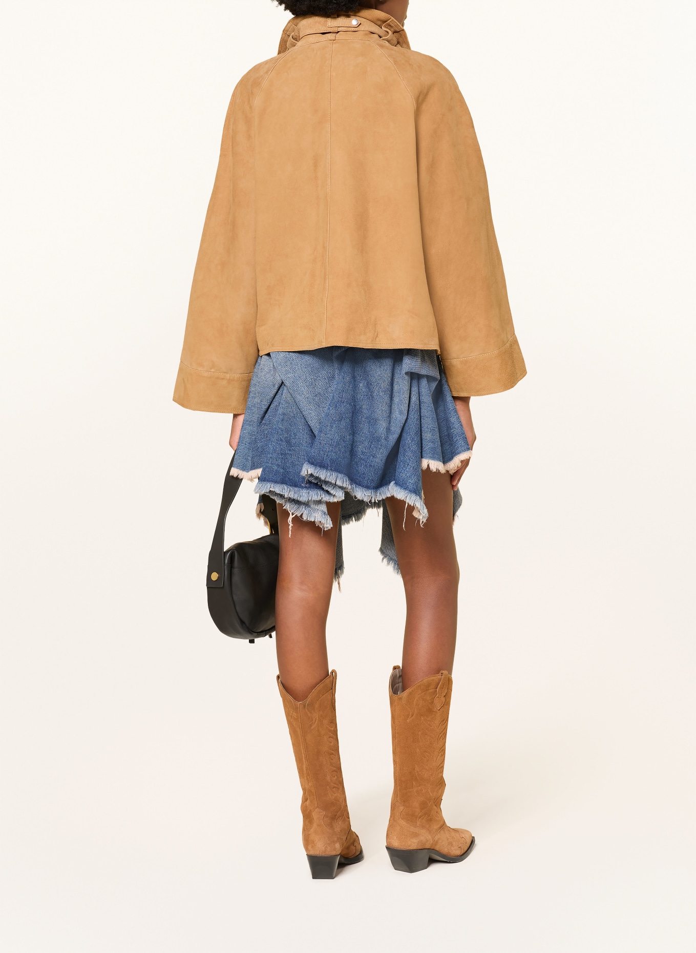 ALLSAINTS Lederjacke RHODES: CAMEL