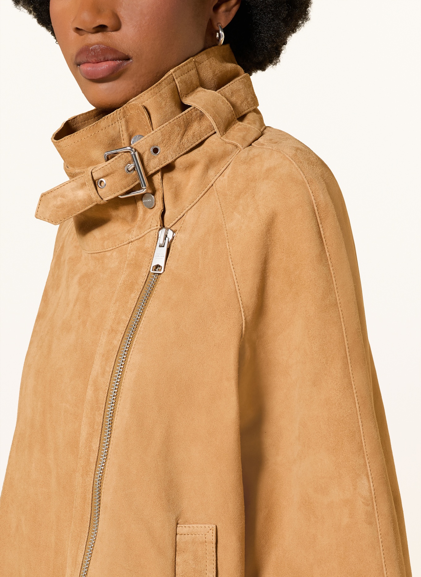 ALLSAINTS Lederjacke RHODES: CAMEL