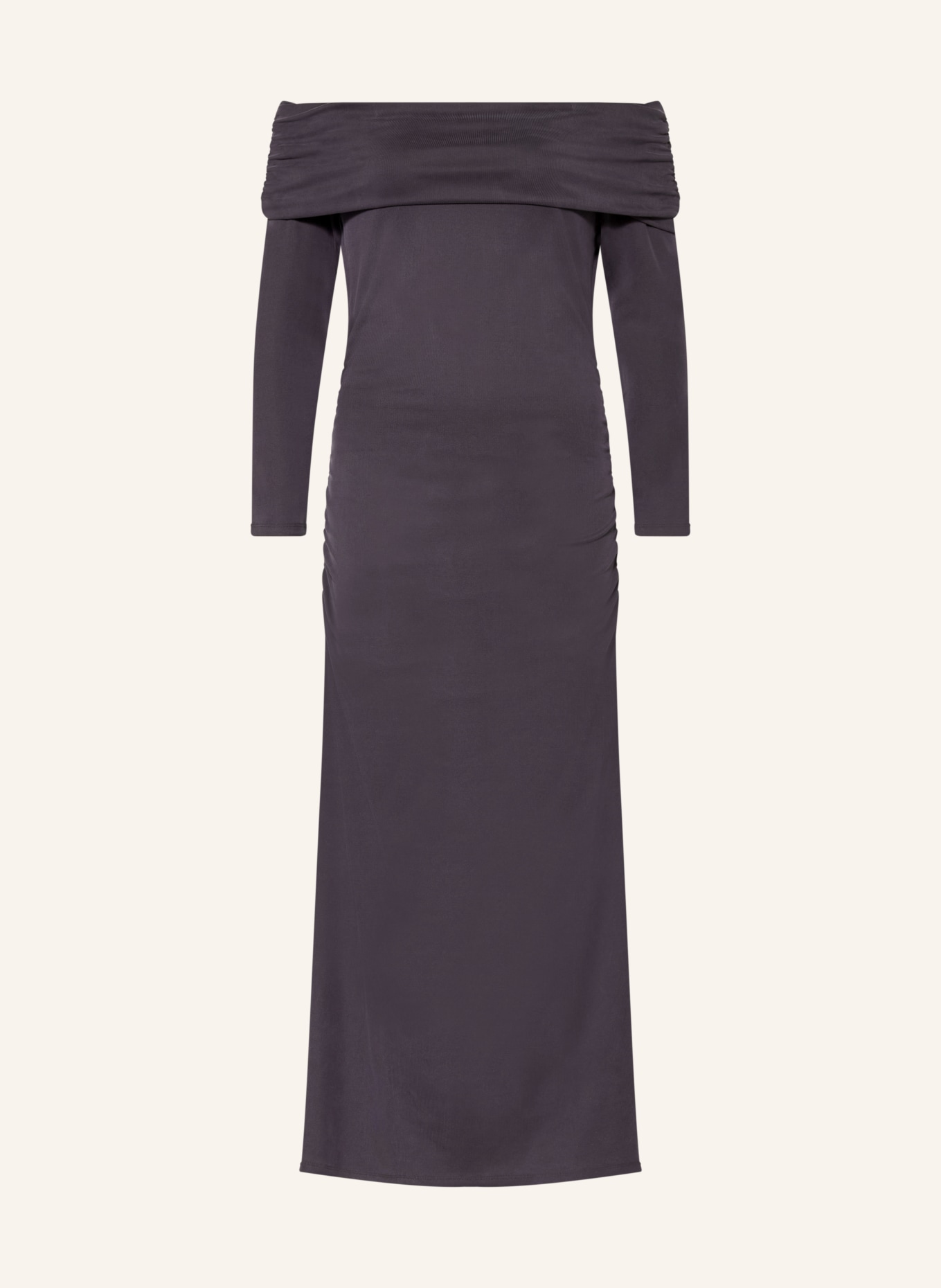 ba&sh Off-Shoulder-Kleid BETTINA: DUNKELBLAU