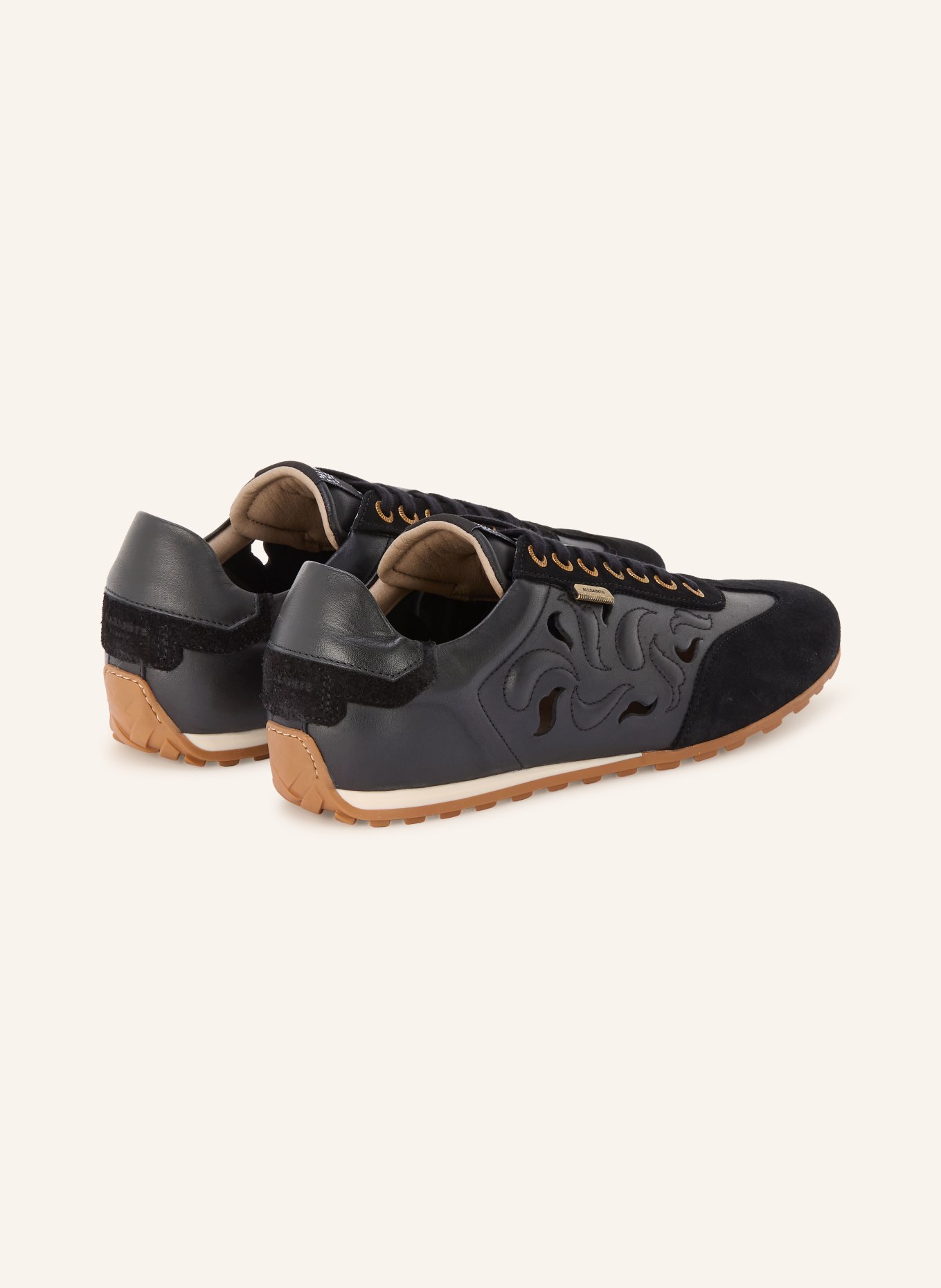 ALLSAINTS Sneaker LIAM avec découpes: NOIR