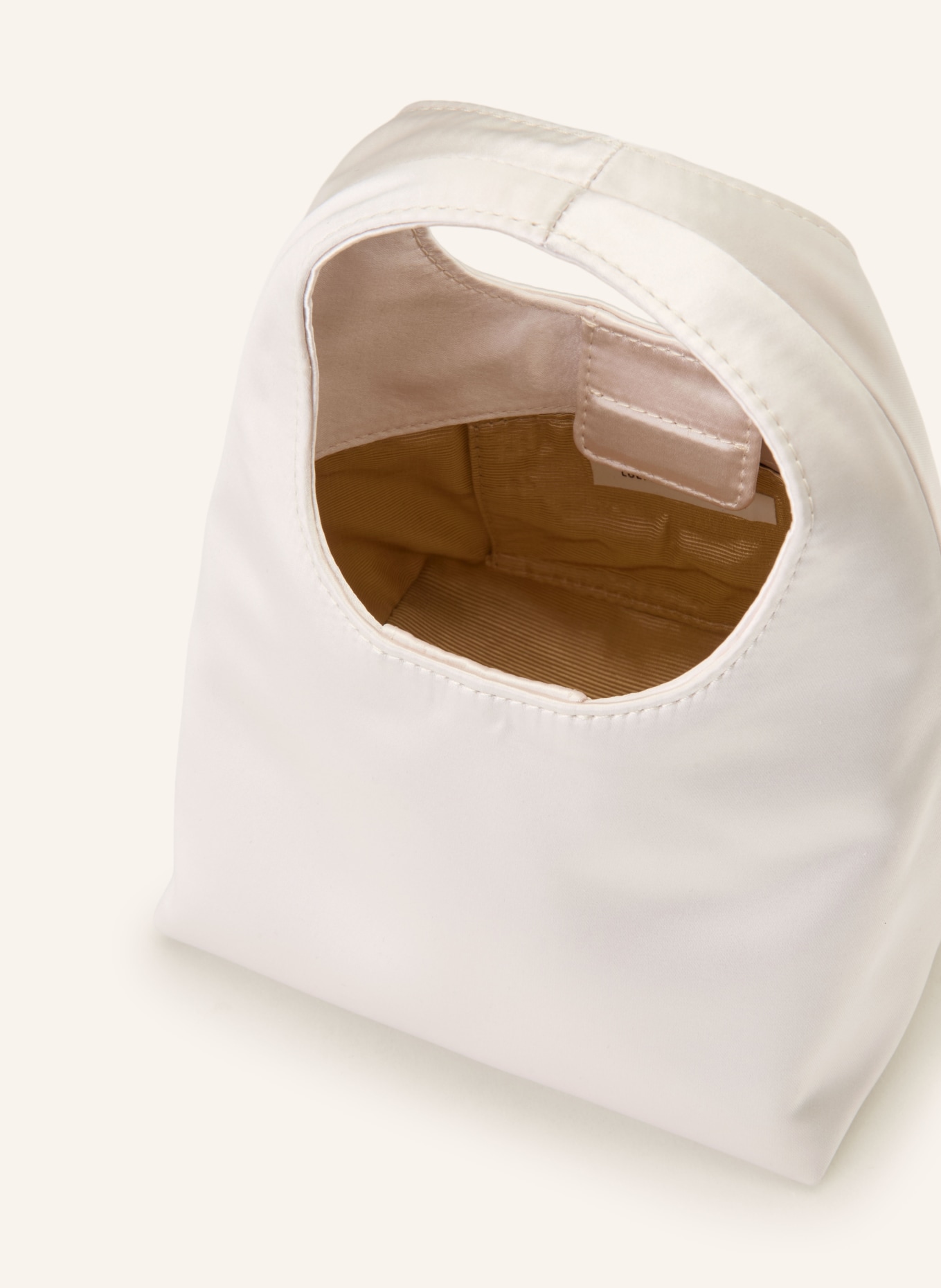 LOEFFLER RANDALL KENZIE handbag with gemstones: CREAM