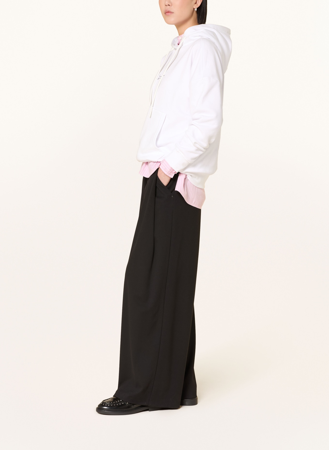 kera till hoodie: WHITE / RED / BLACK