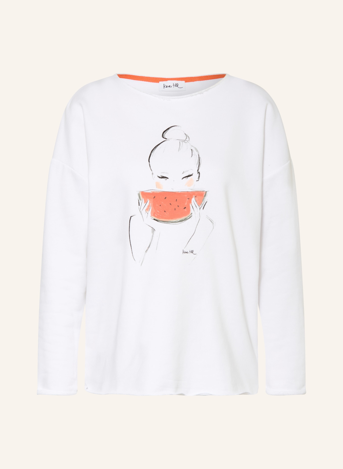 kera till Sweatshirt: WEISS