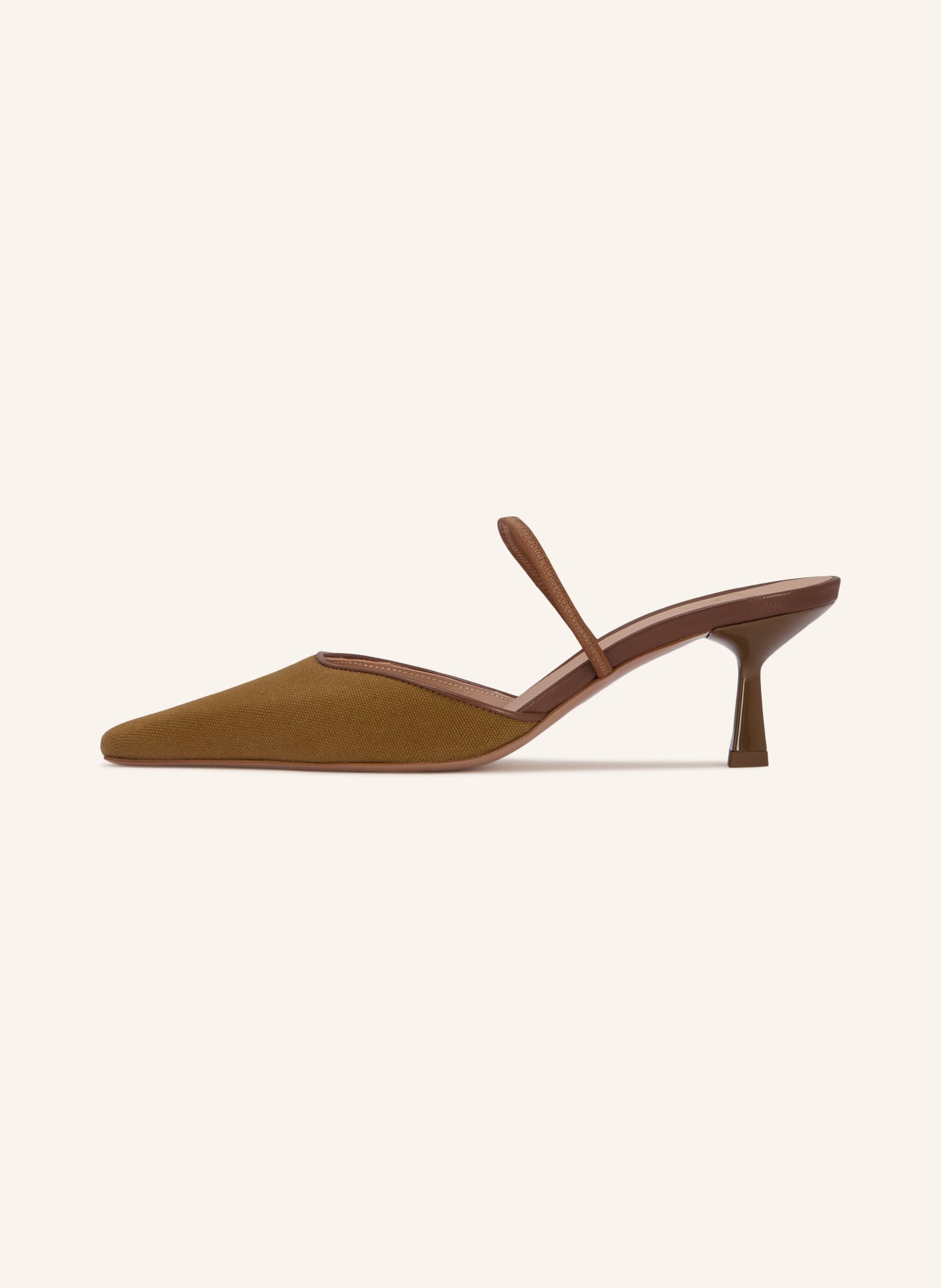 FESTA Mules EMILIAS: OLIVE / MARRON