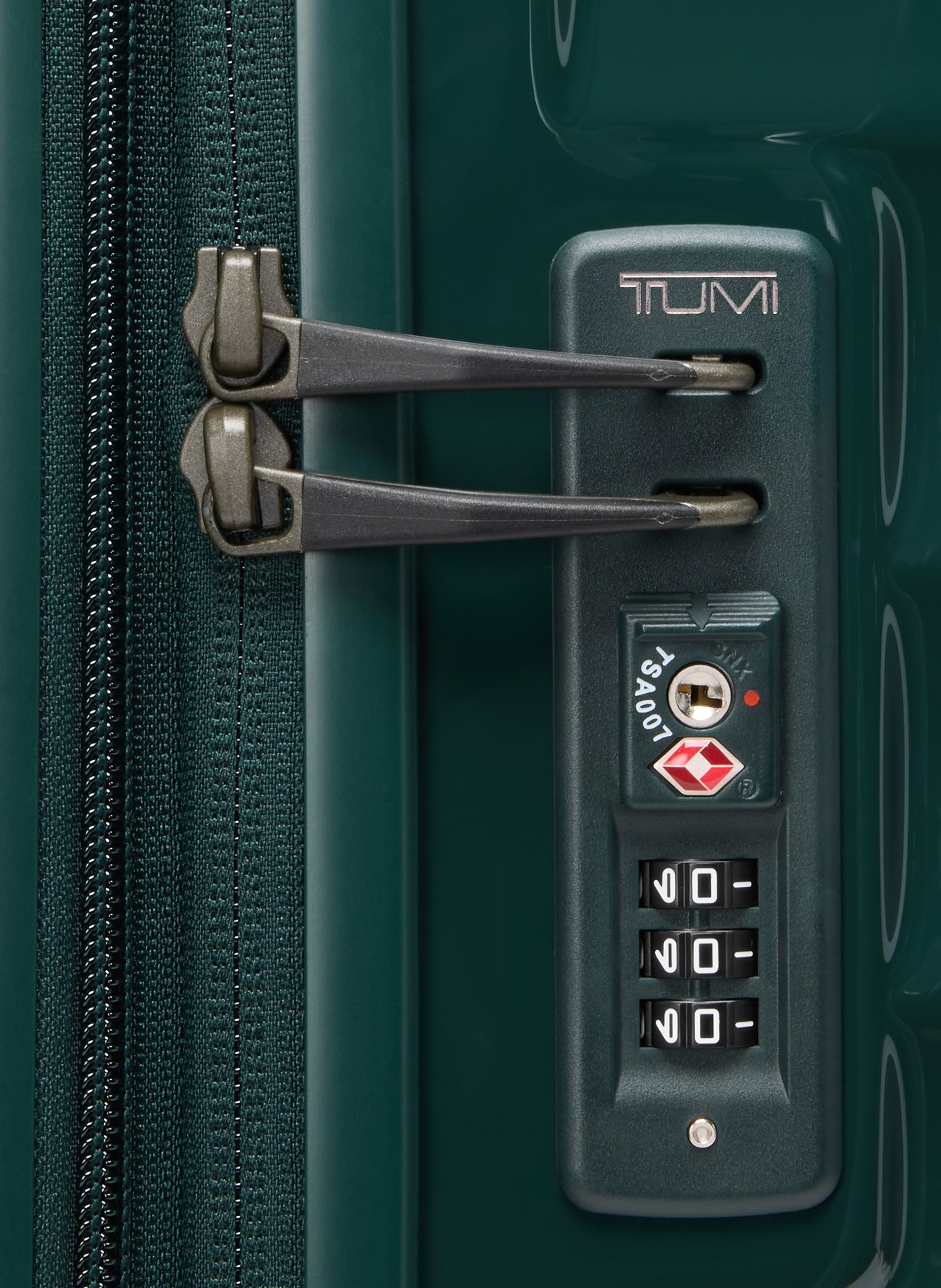 TUMI 19 DEGREE Trolley CONTINENTAL EXPANDABLE CARRY-ON: DUNKELGRÜN