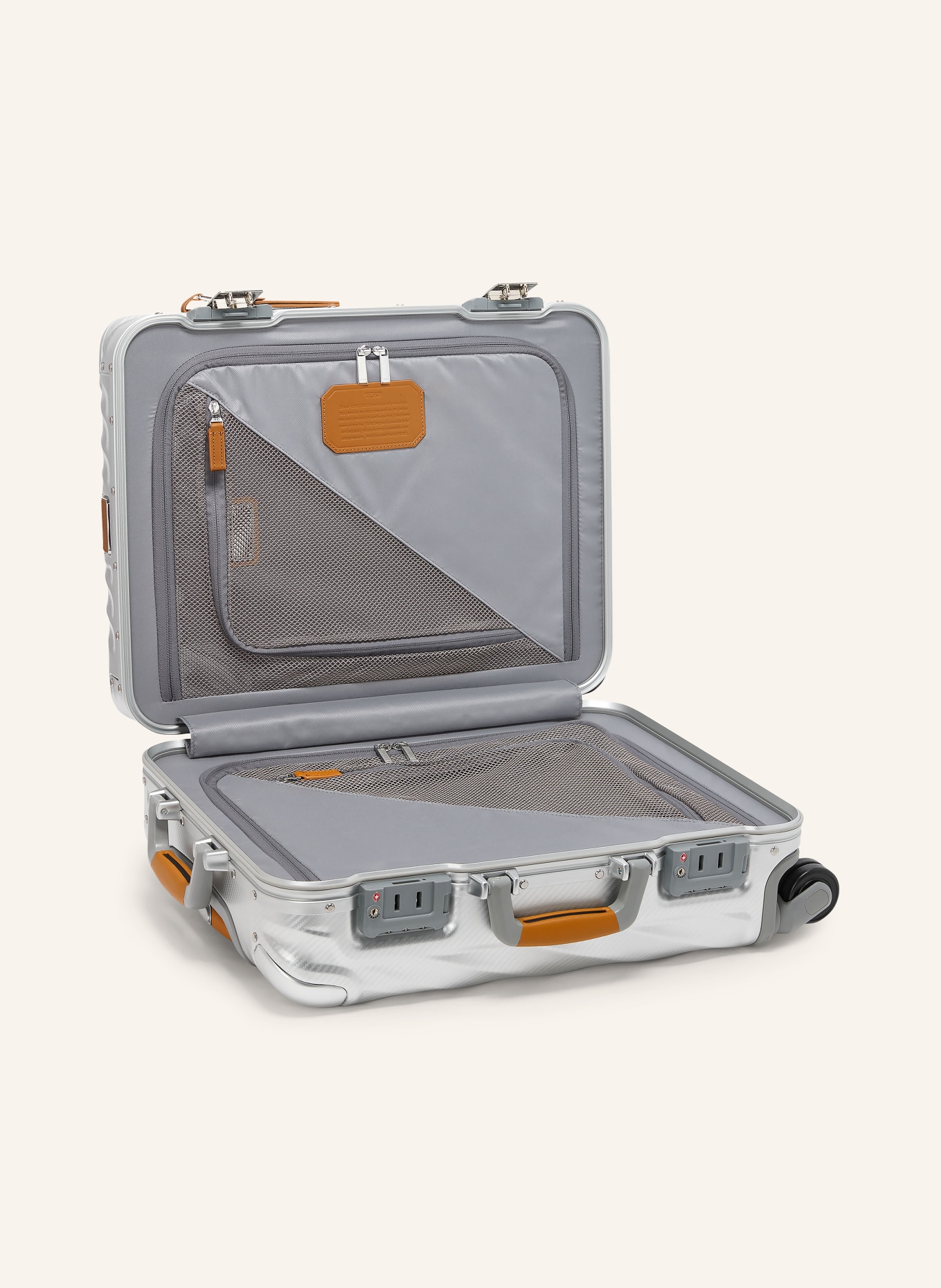 TUMI 19 DEGREE Trolley CONTINENTAL CARRY-ON: SILBER