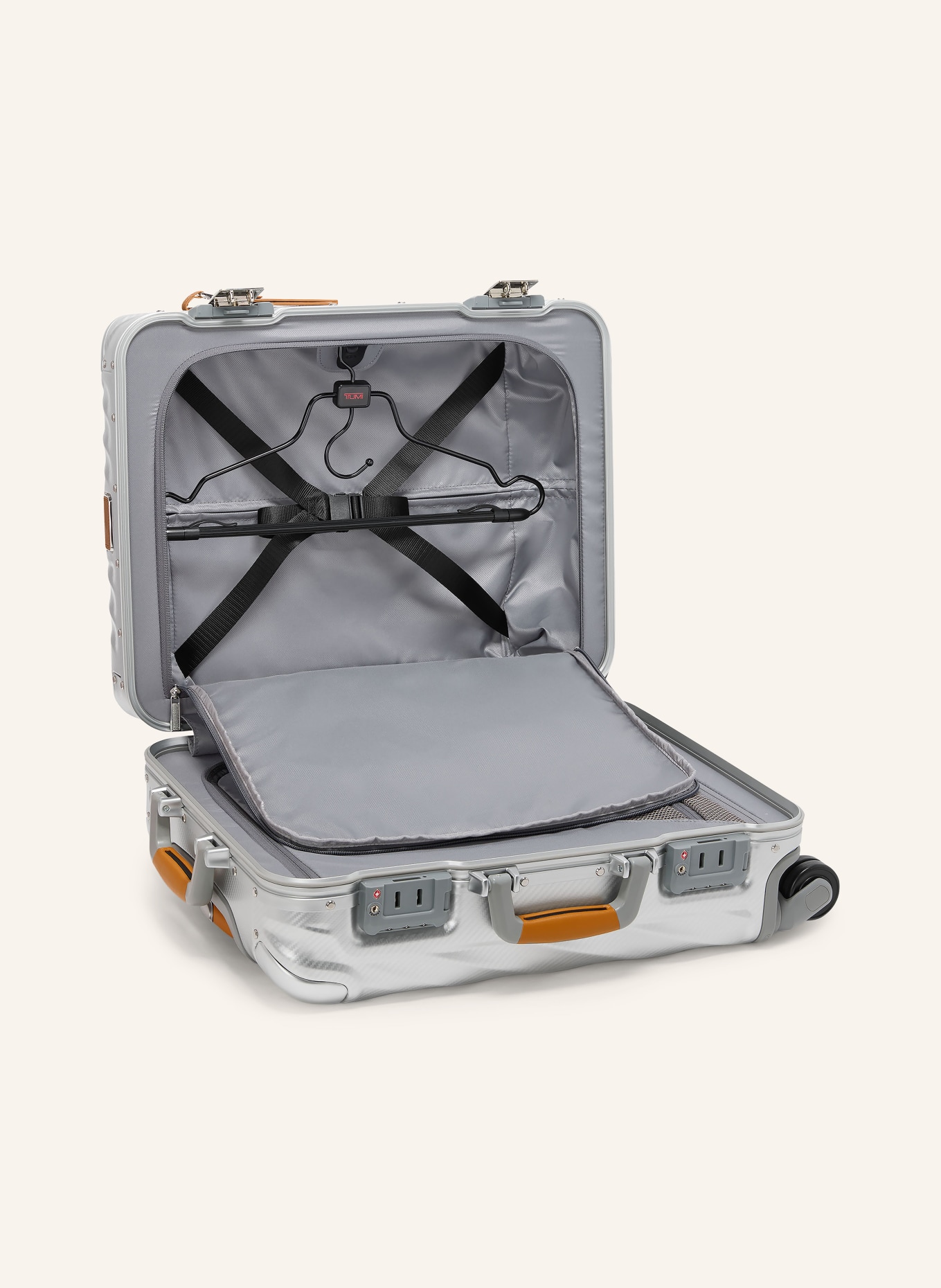TUMI 19 DEGREE Trolley CONTINENTAL CARRY-ON: SILBER