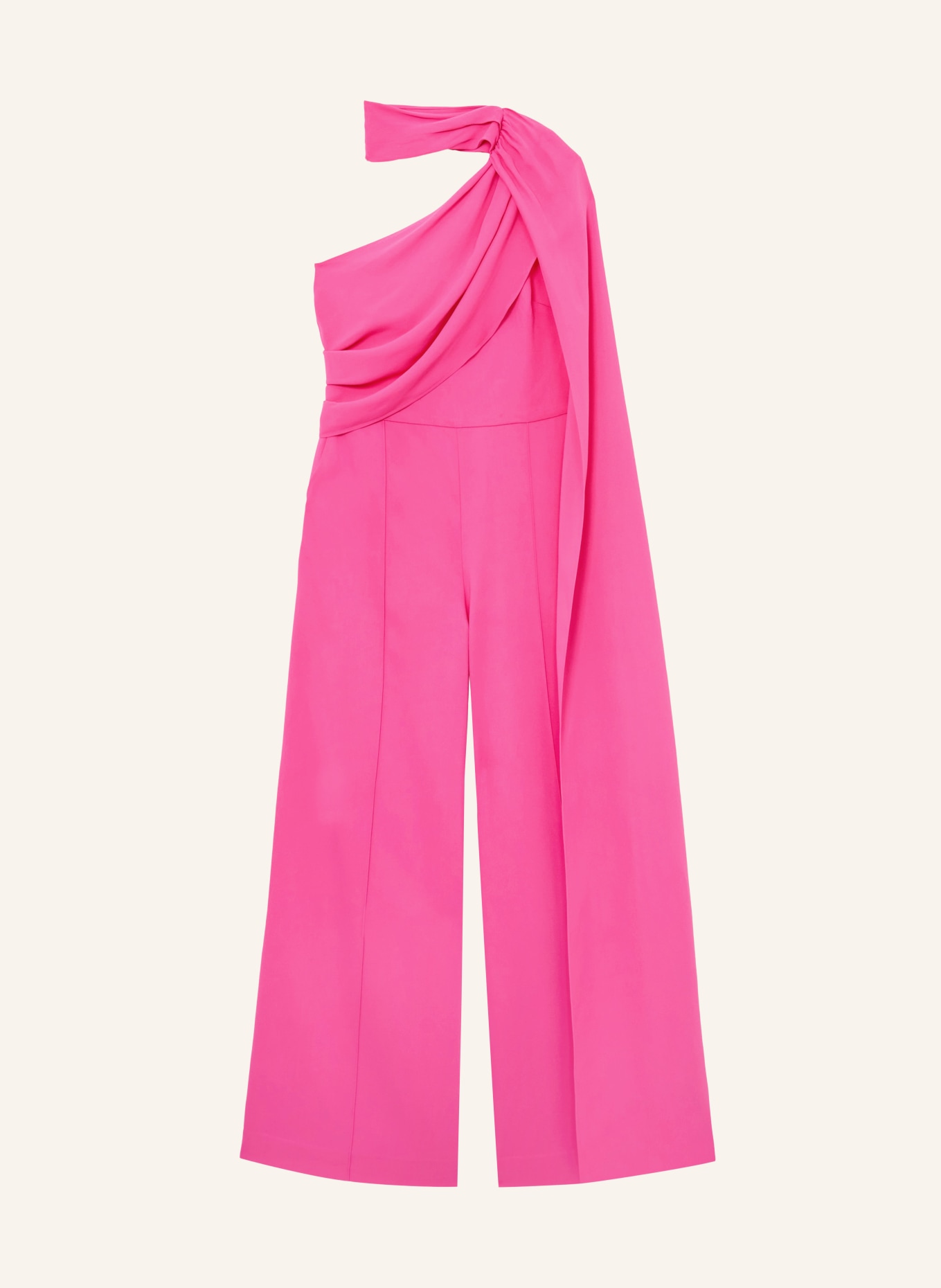 REISS One-Shoulder-Jumpsuit CARRIE: PINK