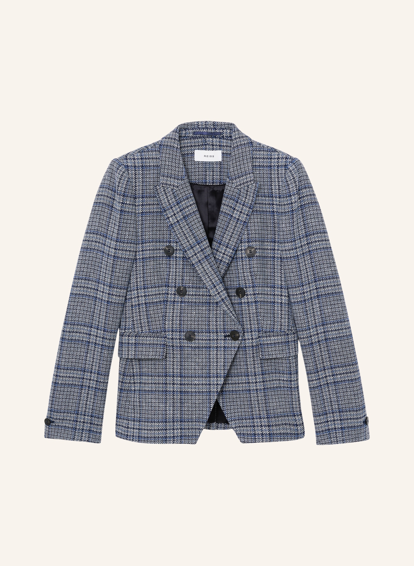 REISS Blazer LARISSA: BLAUW / LICHTBLAUW / DONKERBLAUW