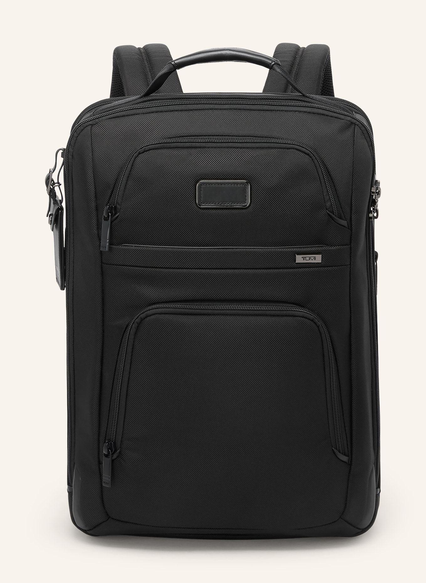 TUMI ALPHA Rucksack LARGE EXPANDABLE mit Laptop-Fach: SCHWARZ