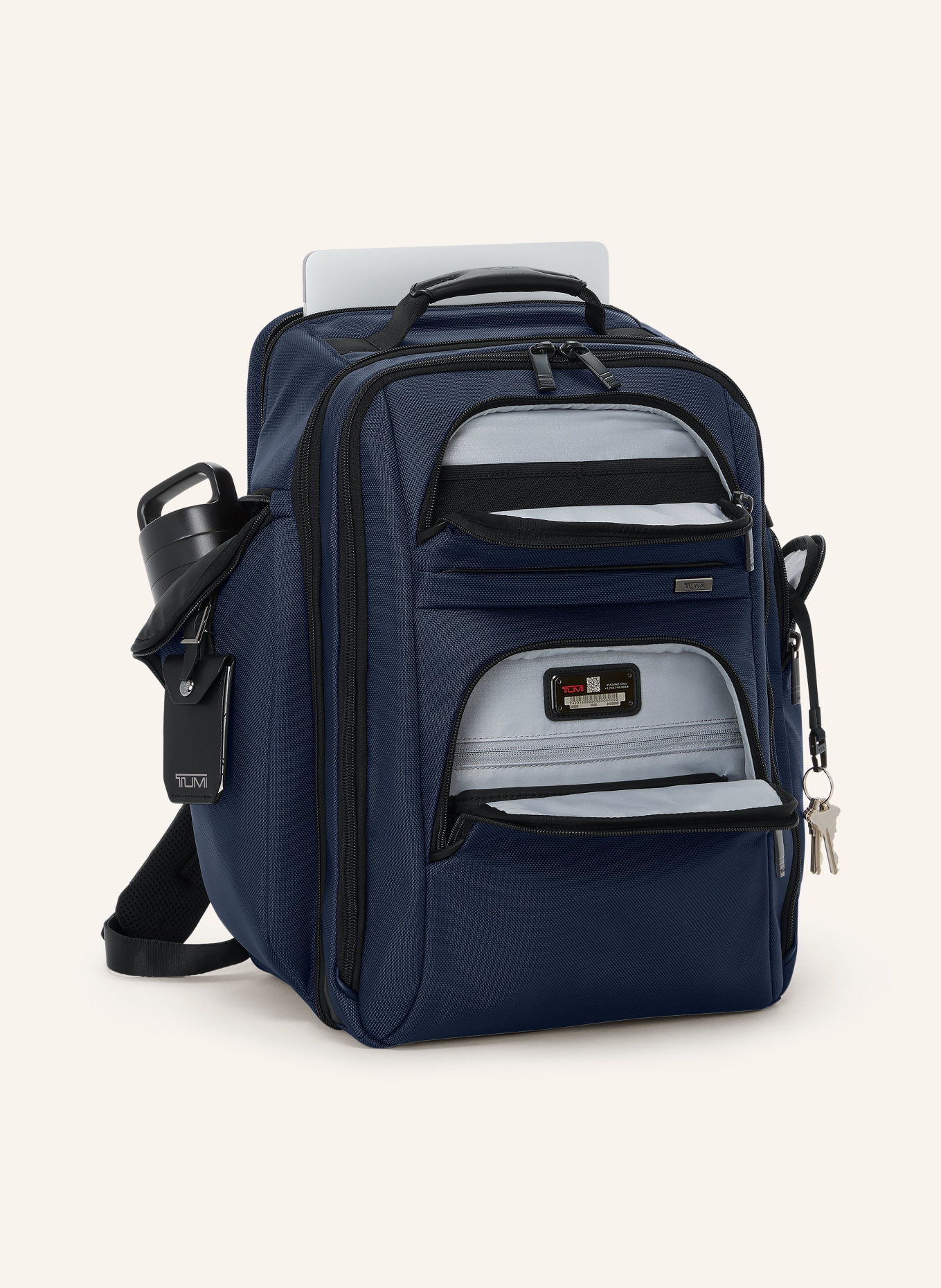 TUMI ALPHA Rucksack PACKING mit Laptop-Fach: DUNKELBLAU