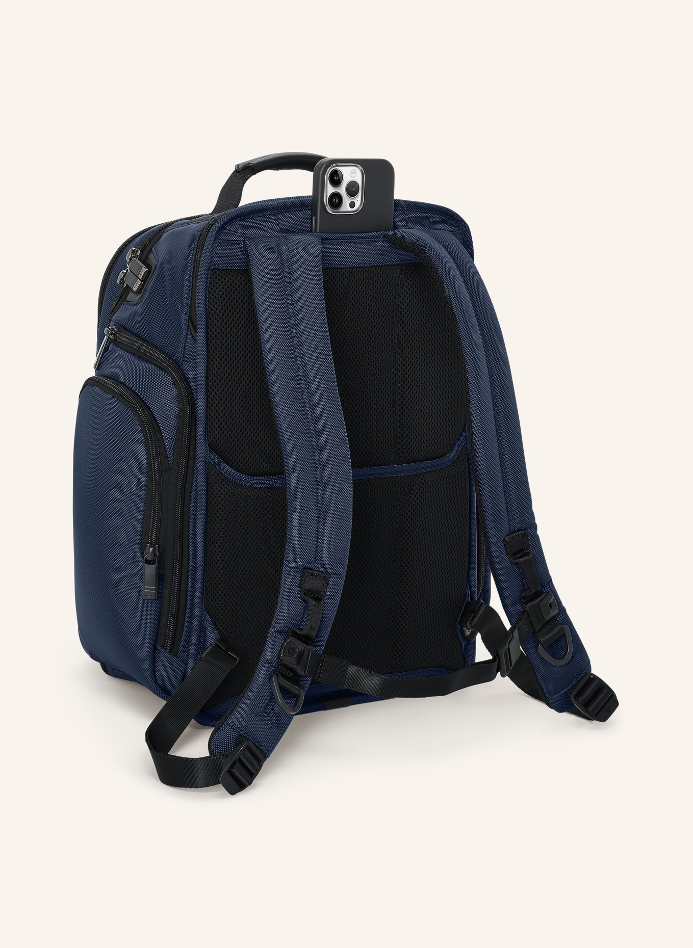 TUMI ALPHA Rucksack PACKING mit Laptop-Fach: DUNKELBLAU