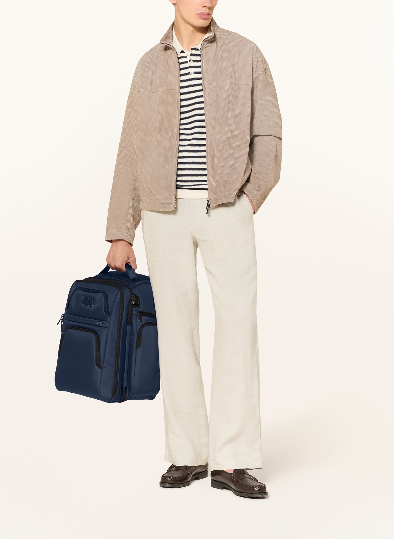 TUMI ALPHA Rugzak PACKING met laptopvak: DONKERBLAUW