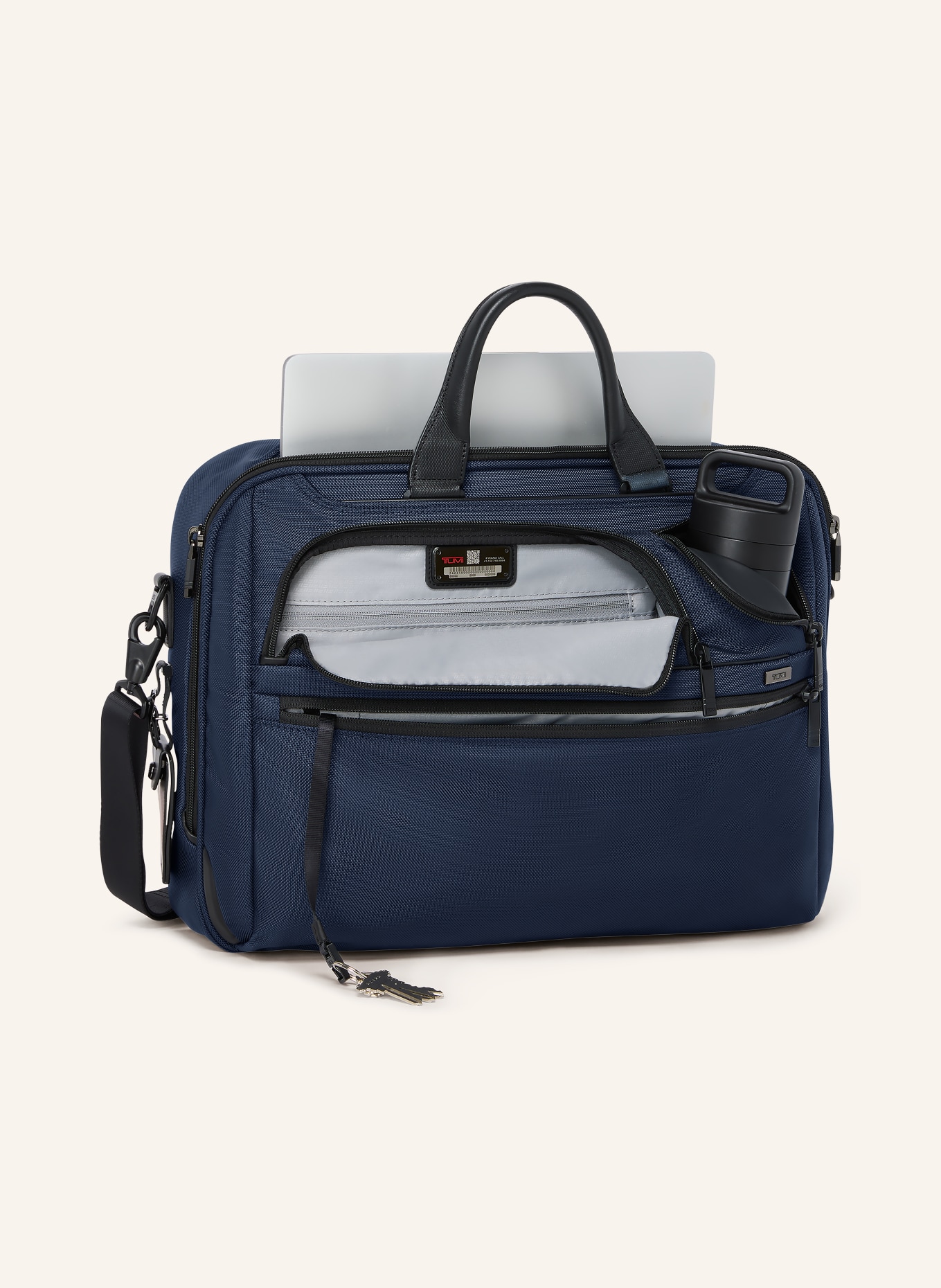 TUMI ALPHA Laptop-Tasche LARGE: DUNKELBLAU