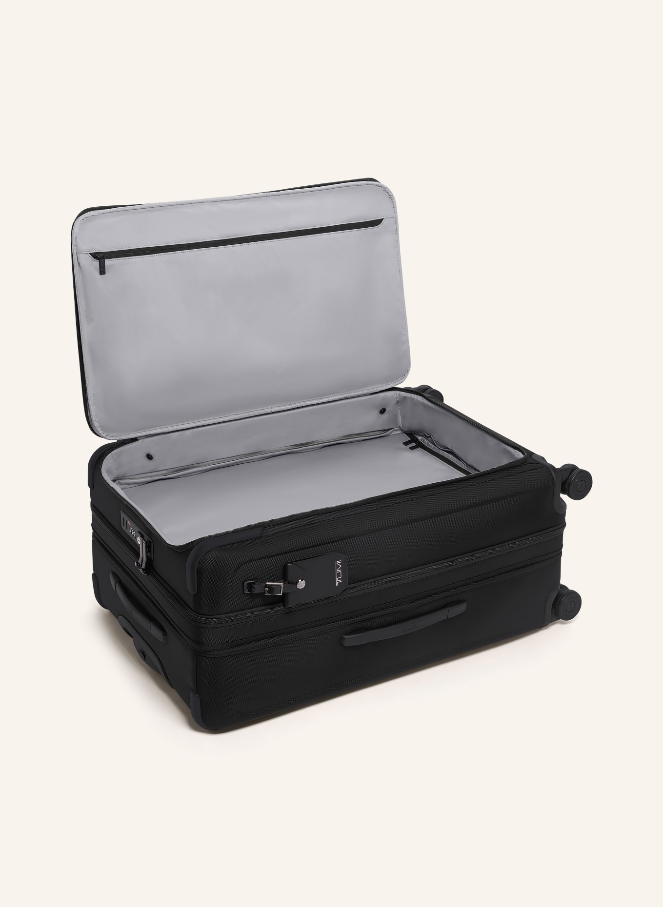 TUMI ALPHA Trolley LARGE DUAL ACCESS EXPANDABLE CHECKED: SCHWARZ