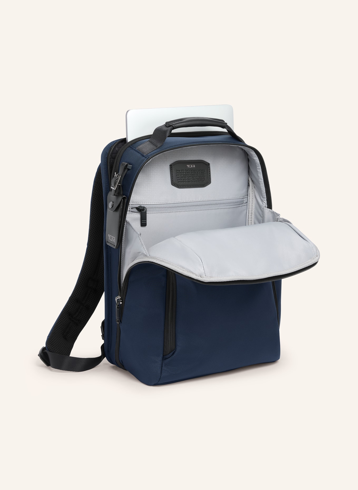 TUMI ALPHA Rucksack MEDIUM EXPANDABLE mit Laptop-Fach: DUNKELBLAU