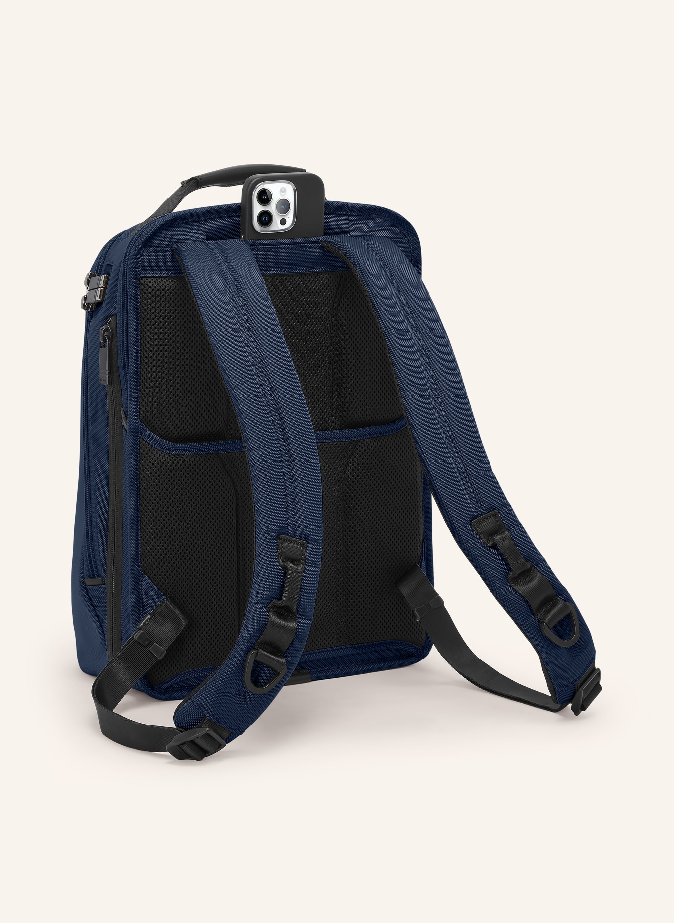 TUMI ALPHA Rucksack MEDIUM EXPANDABLE mit Laptop-Fach: DUNKELBLAU