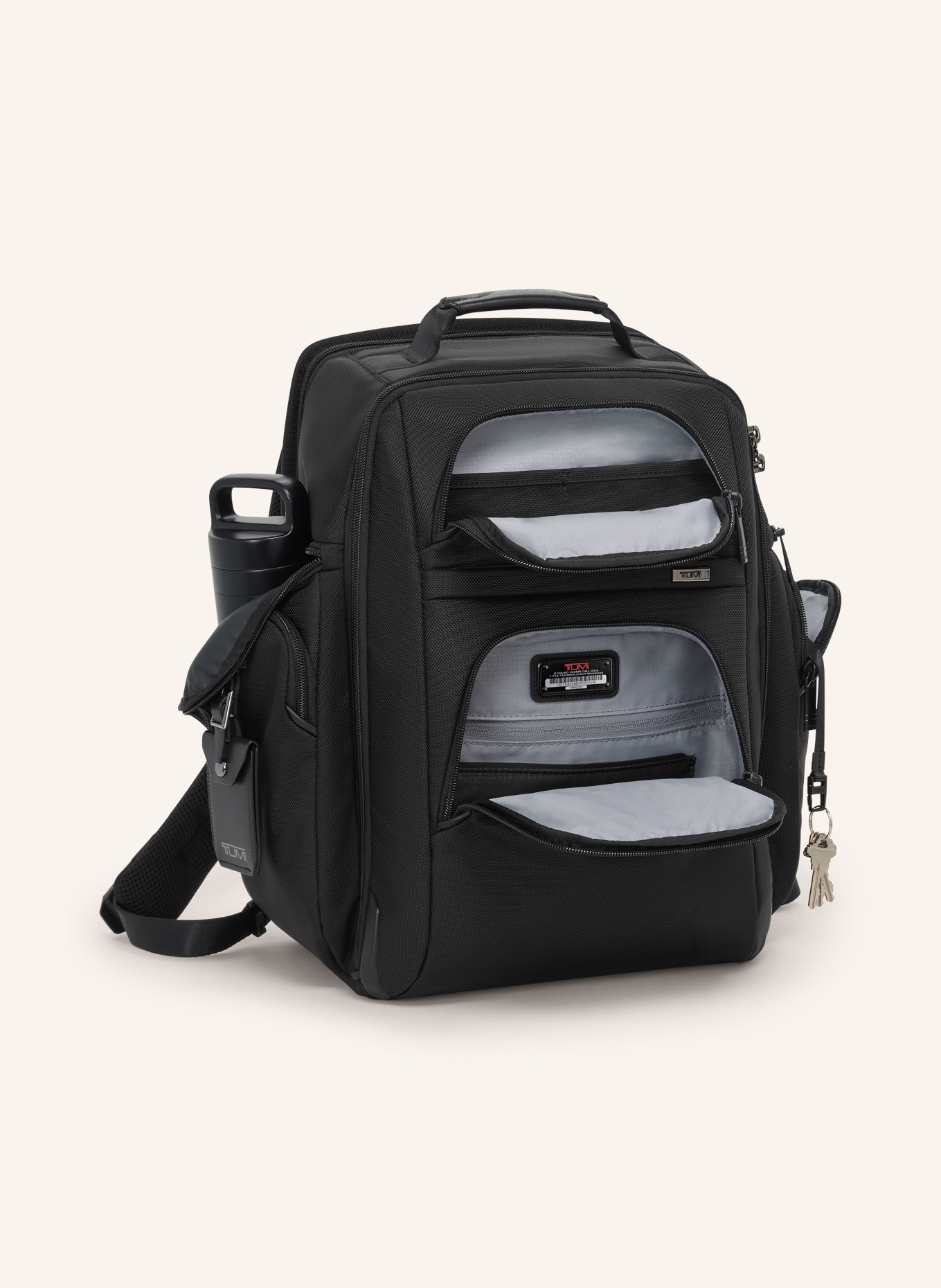 TUMI ALPHA Rucksack BRIEF PACK mit Laptop-Fach: SCHWARZ
