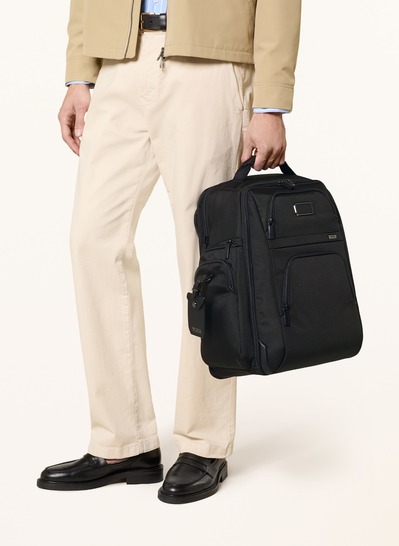 TUMI ALPHA Rugzak BRIEF PACK met laptopvak: ZWART