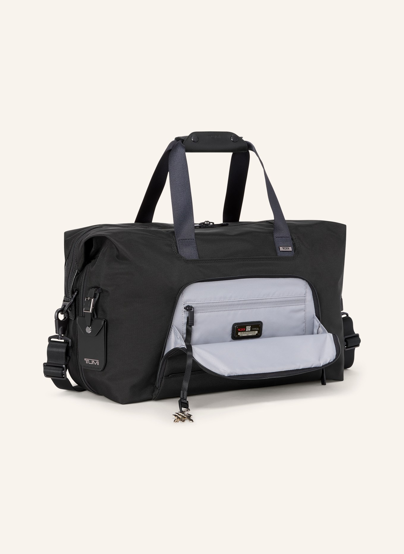 TUMI ALPHA Weekender DOUBLE EXPANSION DUFFEL: SCHWARZ