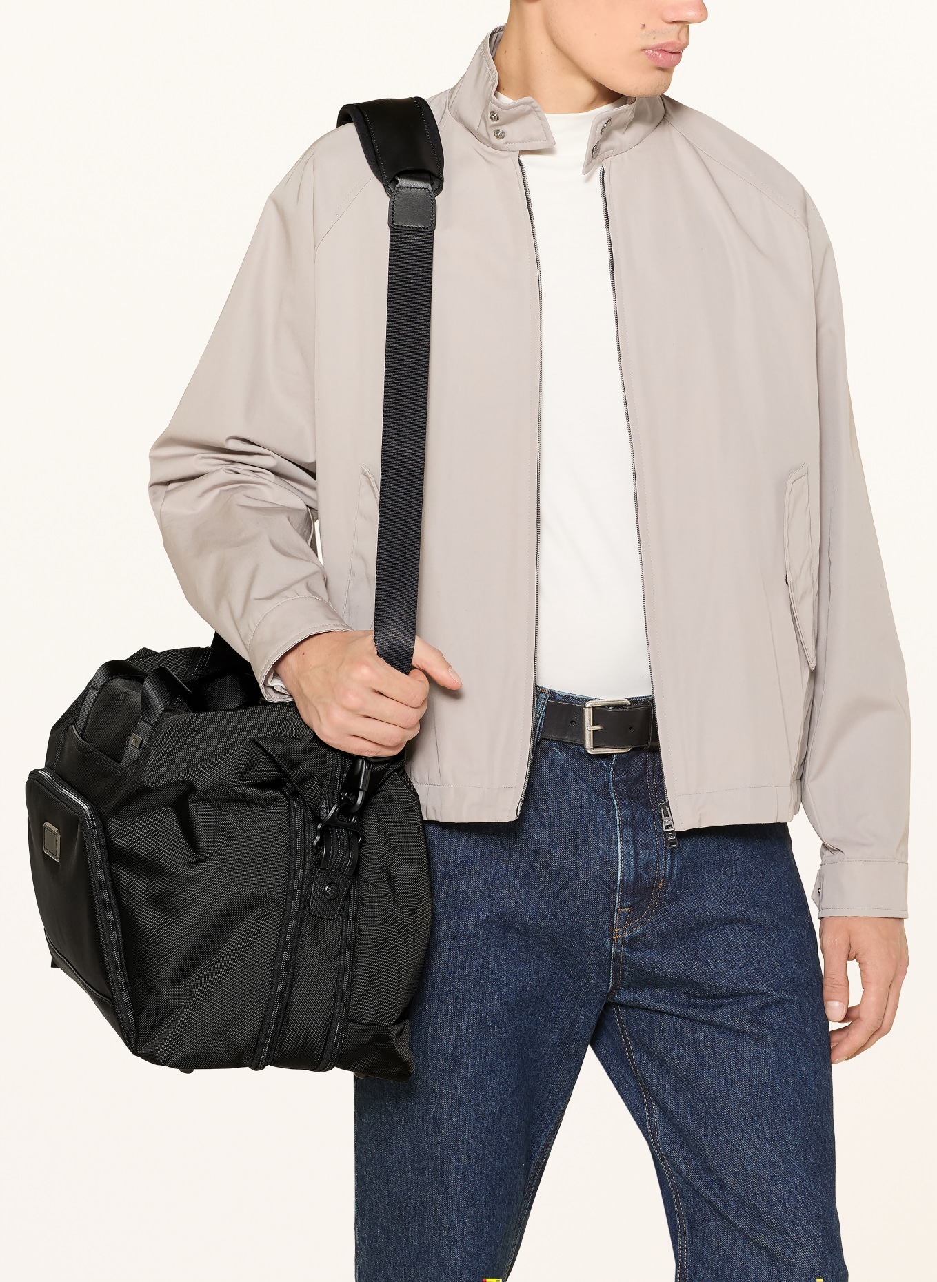 TUMI ALPHA Weekender DOUBLE EXPANSION DUFFEL: BLACK