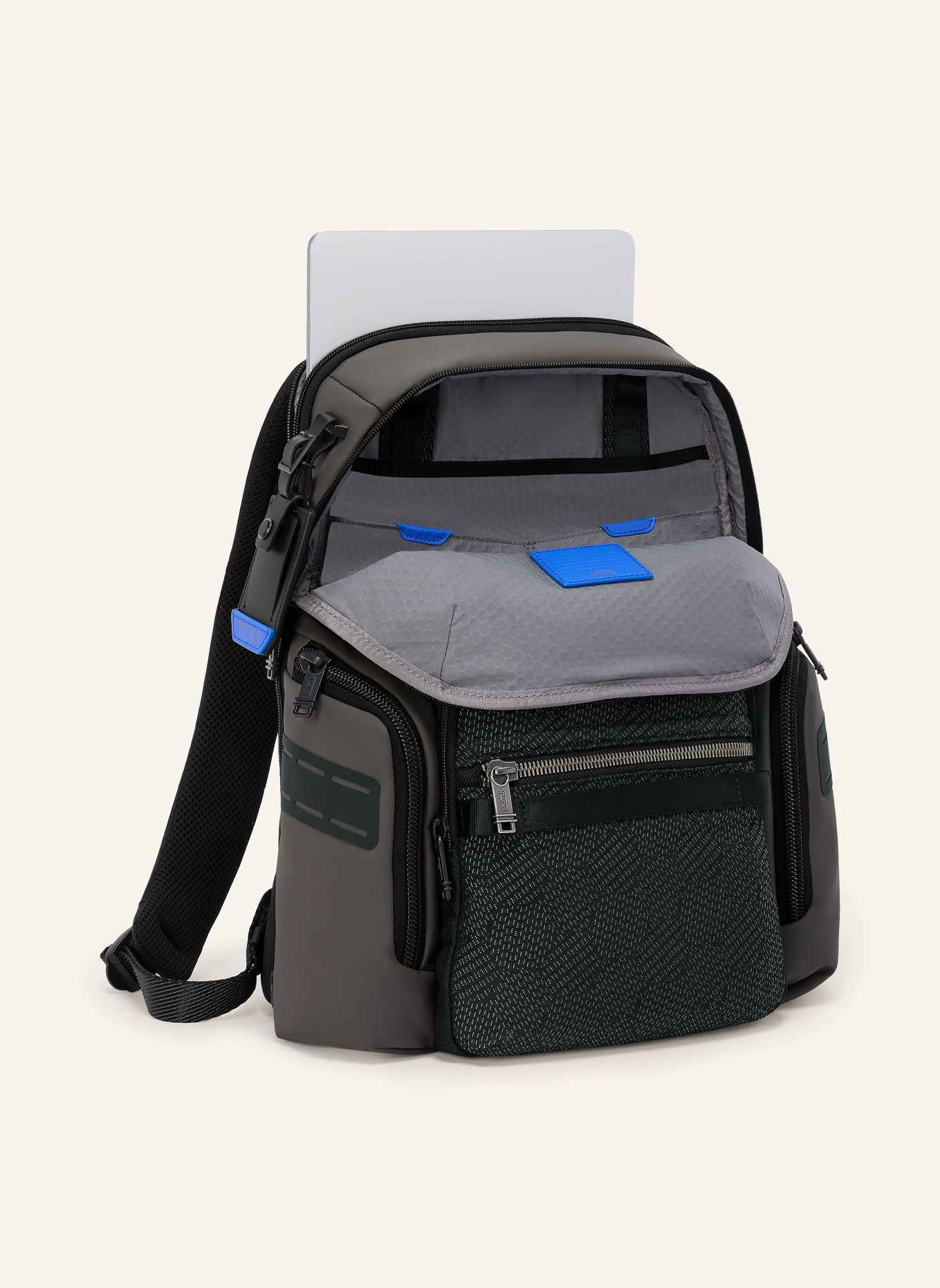 TUMI ALPHA BRAVO Rucksack NAVIGATION mit Laptop-Fach: SCHWARZ / GRAU