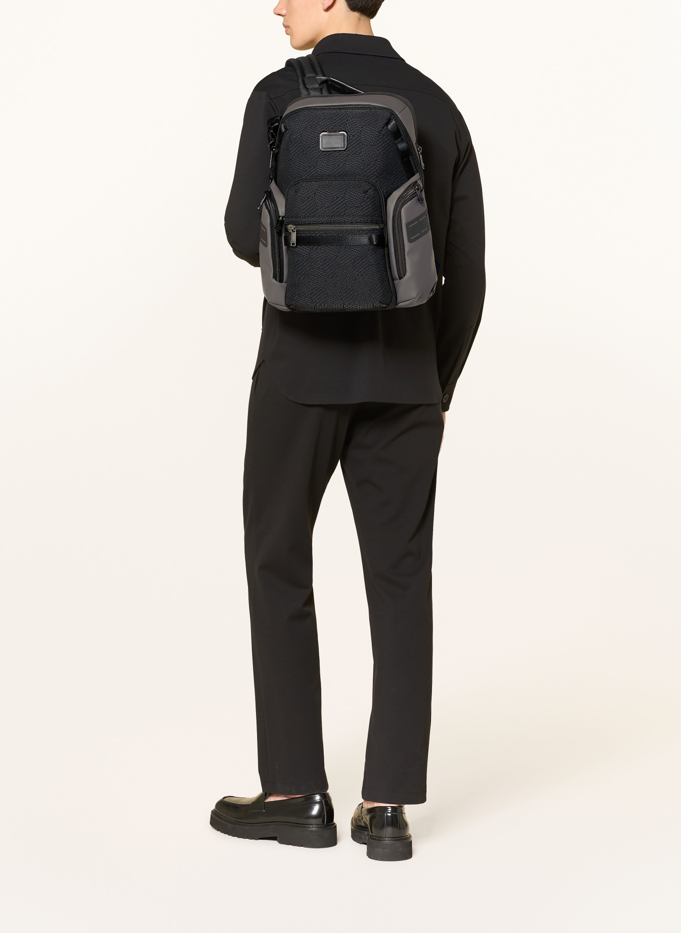 TUMI ALPHA BRAVO Rugzak NAVIGATION met laptopvak: ZWART / GRIJS