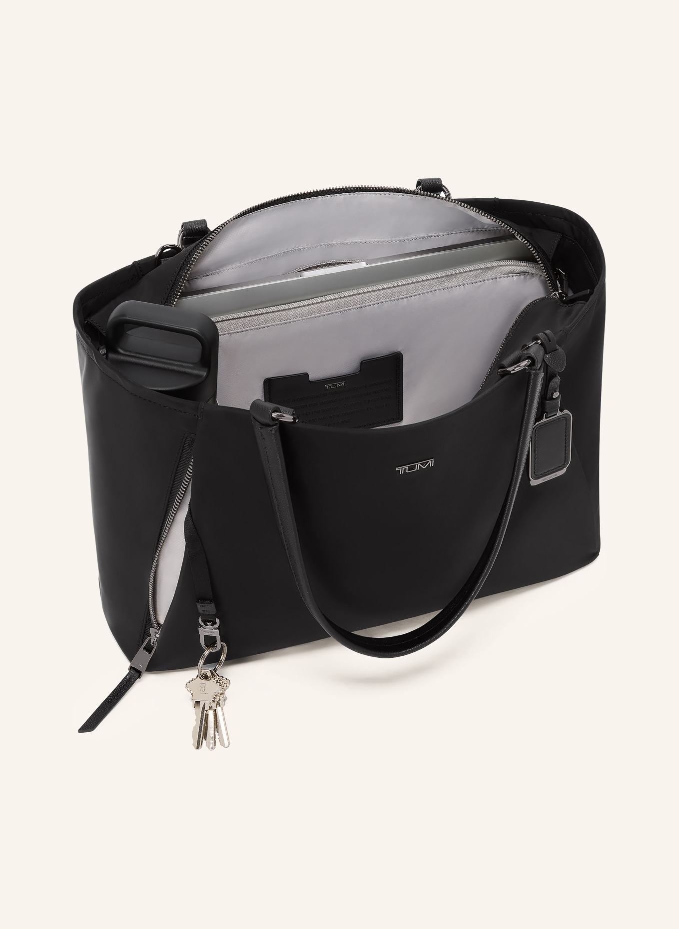 TUMI VOYAGEUR Shopper VALETTA MEDIUM: SCHWARZ / PLATIN