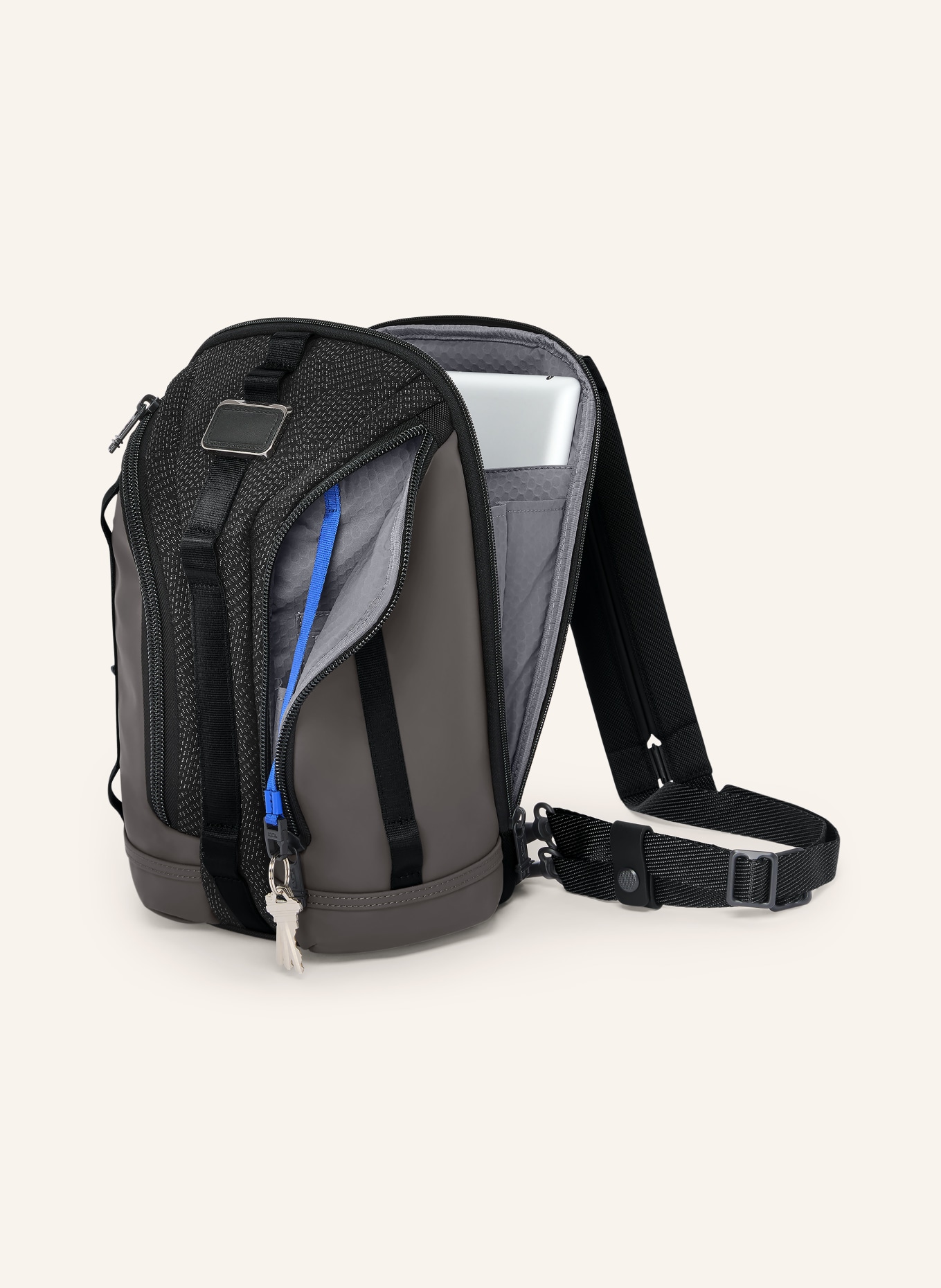 TUMI ALPHA BRAVO Rucksack KNIGHT SLING: DUNKELGRAU / GRAU