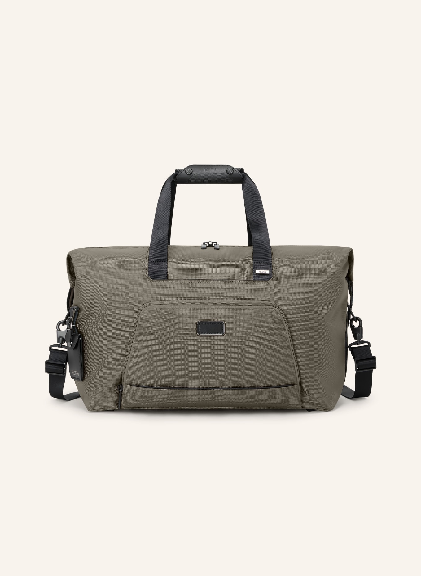 TUMI ALPHA Weekender DOUBLE EXPANSION DUFFEL: SZARY