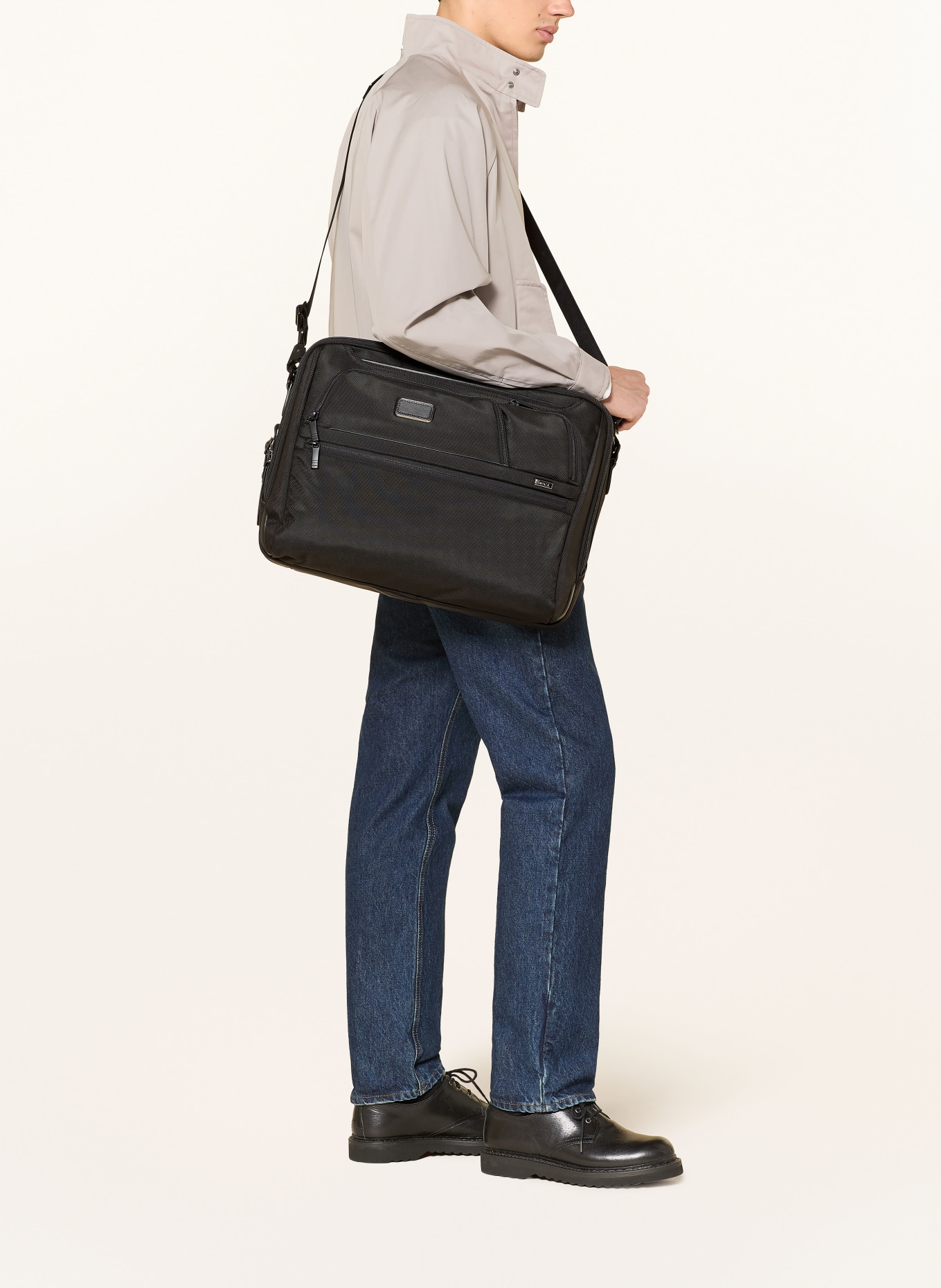 TUMI ALPHA Laptop Bag LARGE: BLACK