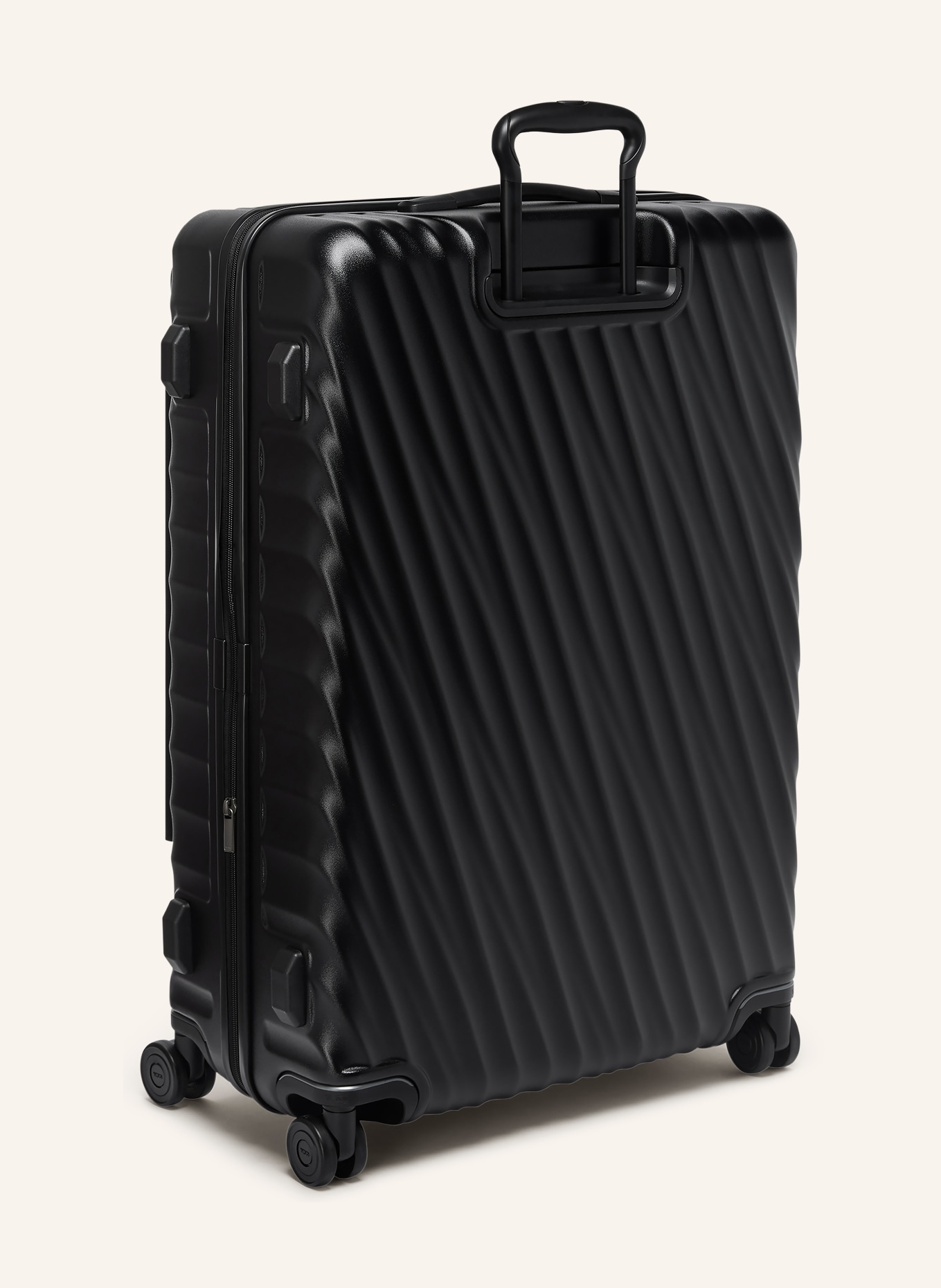 TUMI 19 DEGREE Trolley LARGE FRONT ACCESS EXPANDABLE CHECKED: SCHWARZ