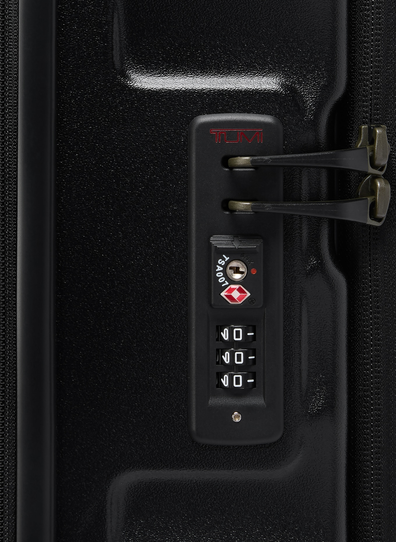 TUMI 19 DEGREE Trolley LARGE FRONT ACCESS EXPANDABLE CHECKED: SCHWARZ