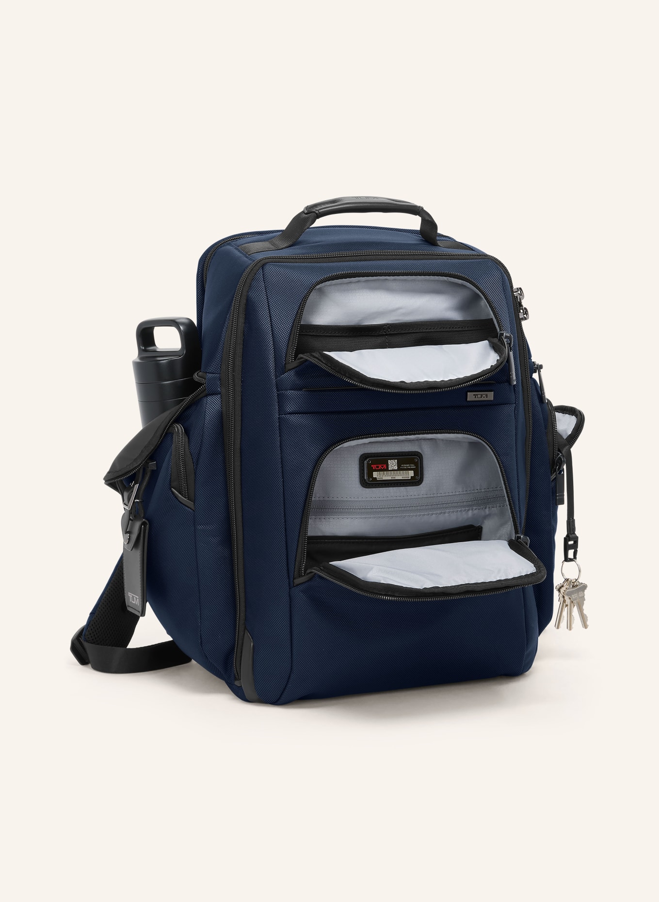 TUMI ALPHA Rucksack BRIEF PACK mit Laptop-Fach: DUNKELBLAU / SCHWARZ