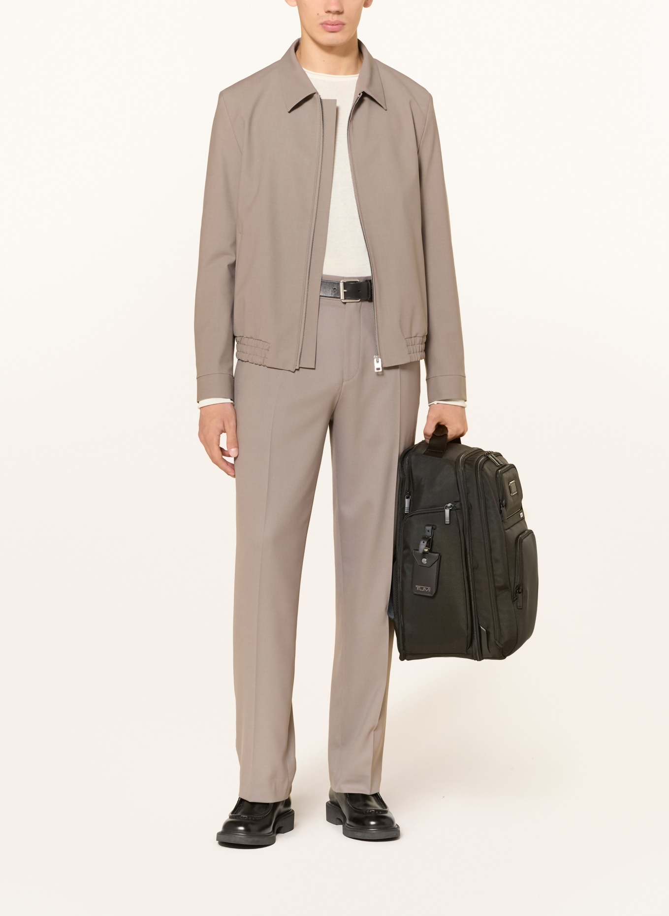 TUMI ALPHA Rugzak PACKING met laptopvak: ZWART