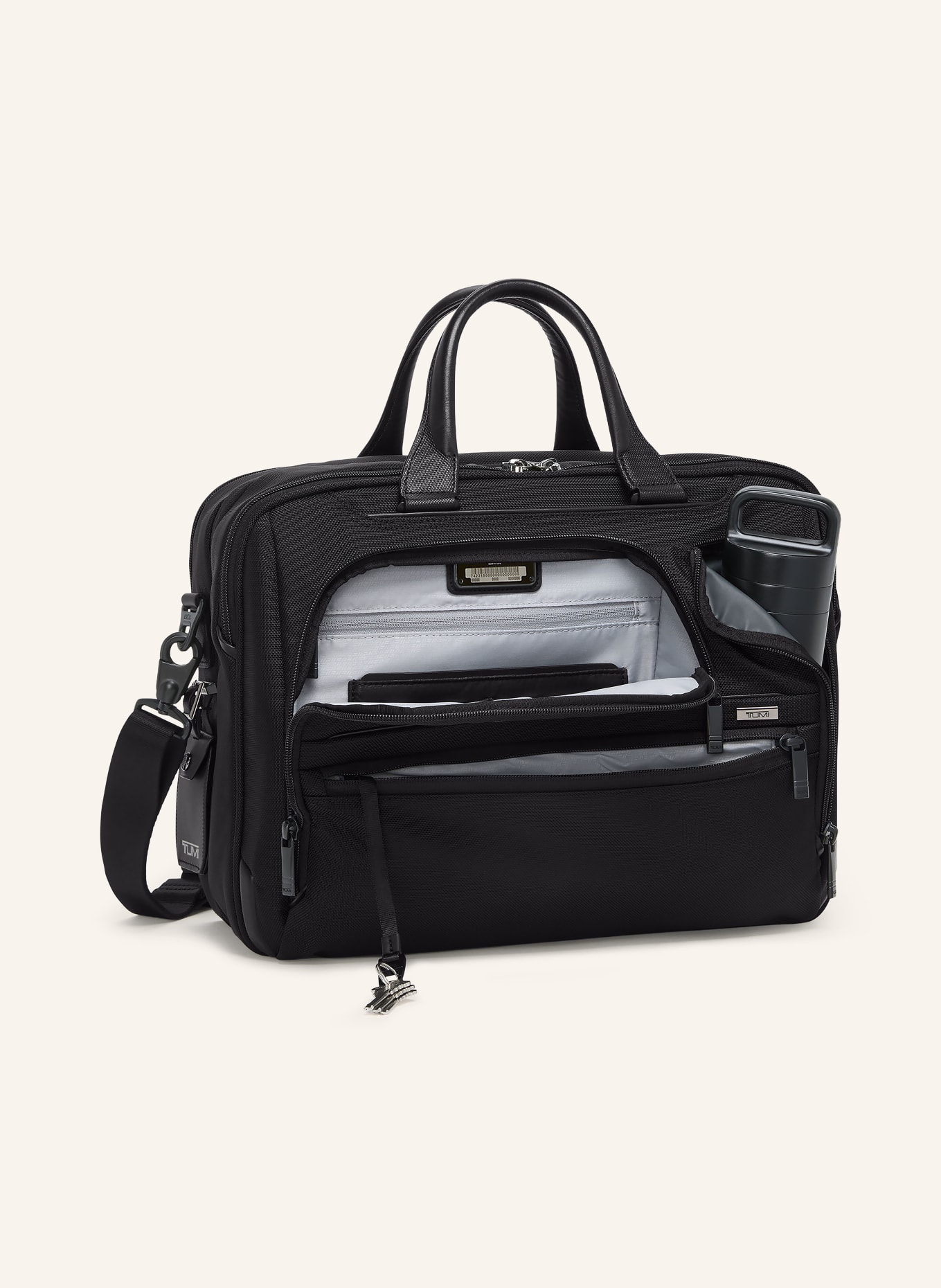 TUMI ALPHA Laptop-Tasche MEDIUM EXPANDABLE: SCHWARZ