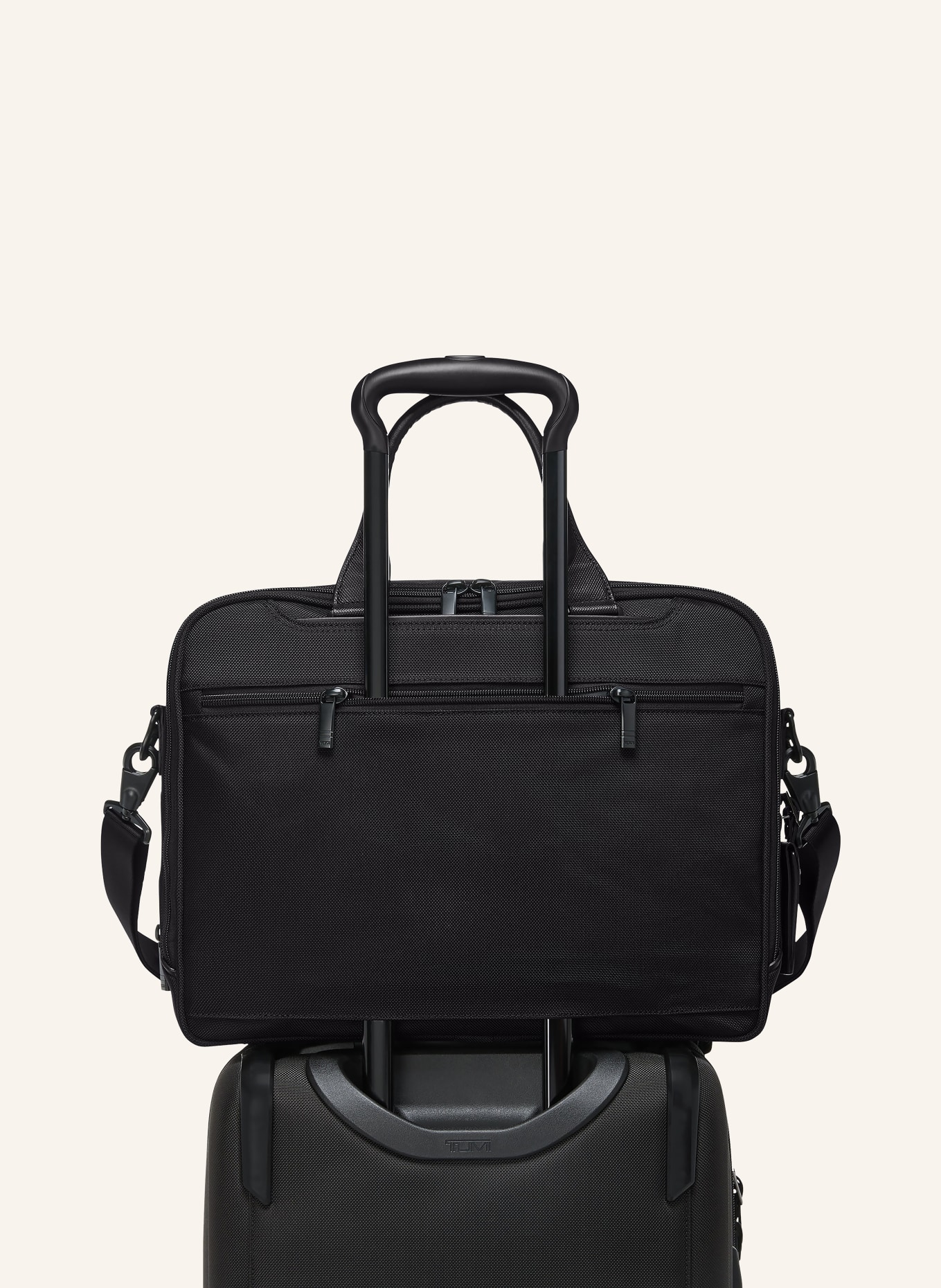 TUMI ALPHA Laptop-Tasche MEDIUM EXPANDABLE: SCHWARZ