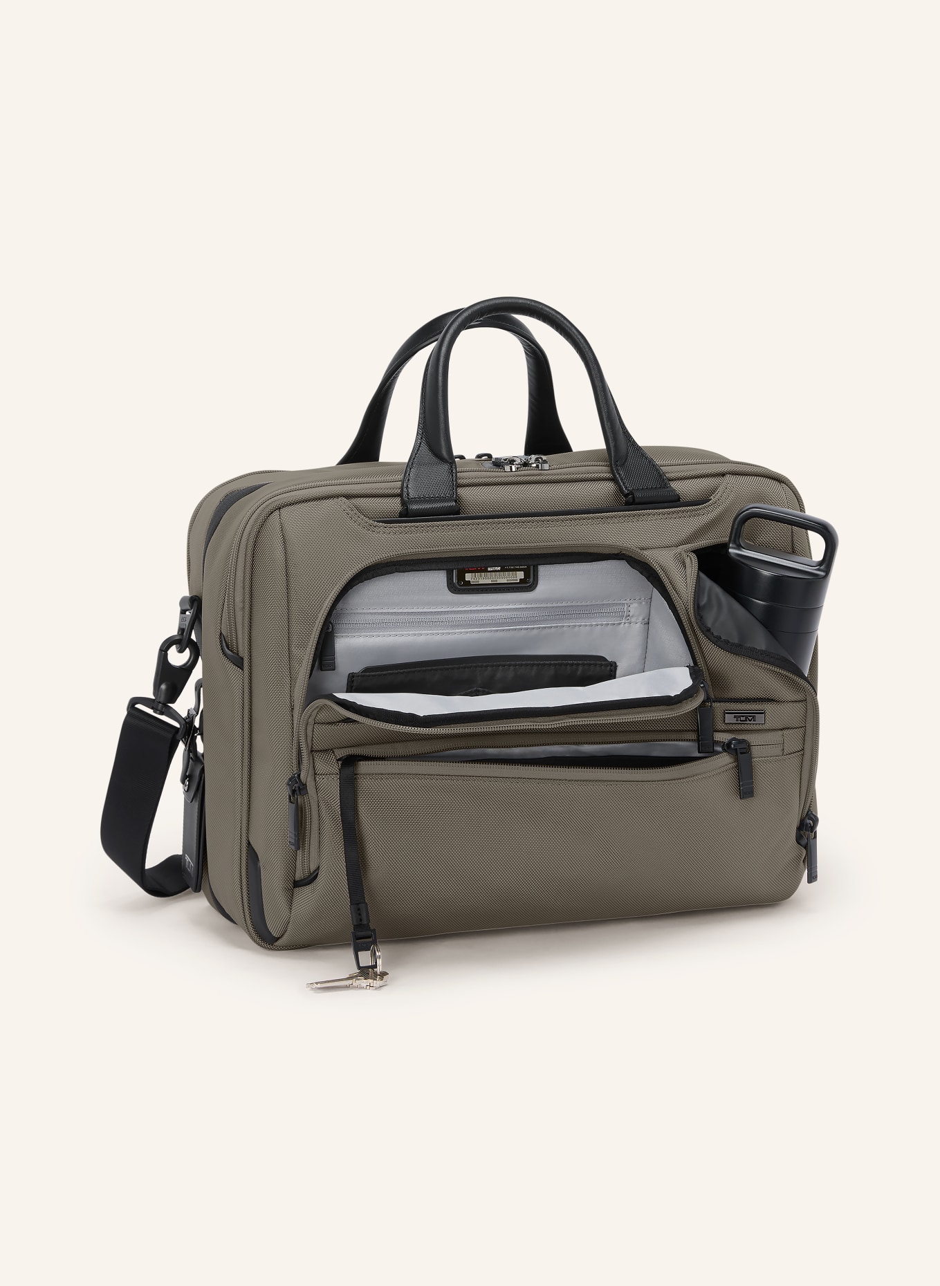TUMI ALPHA Laptop-Tasche MEDIUM EXPANDABLE: GRAU