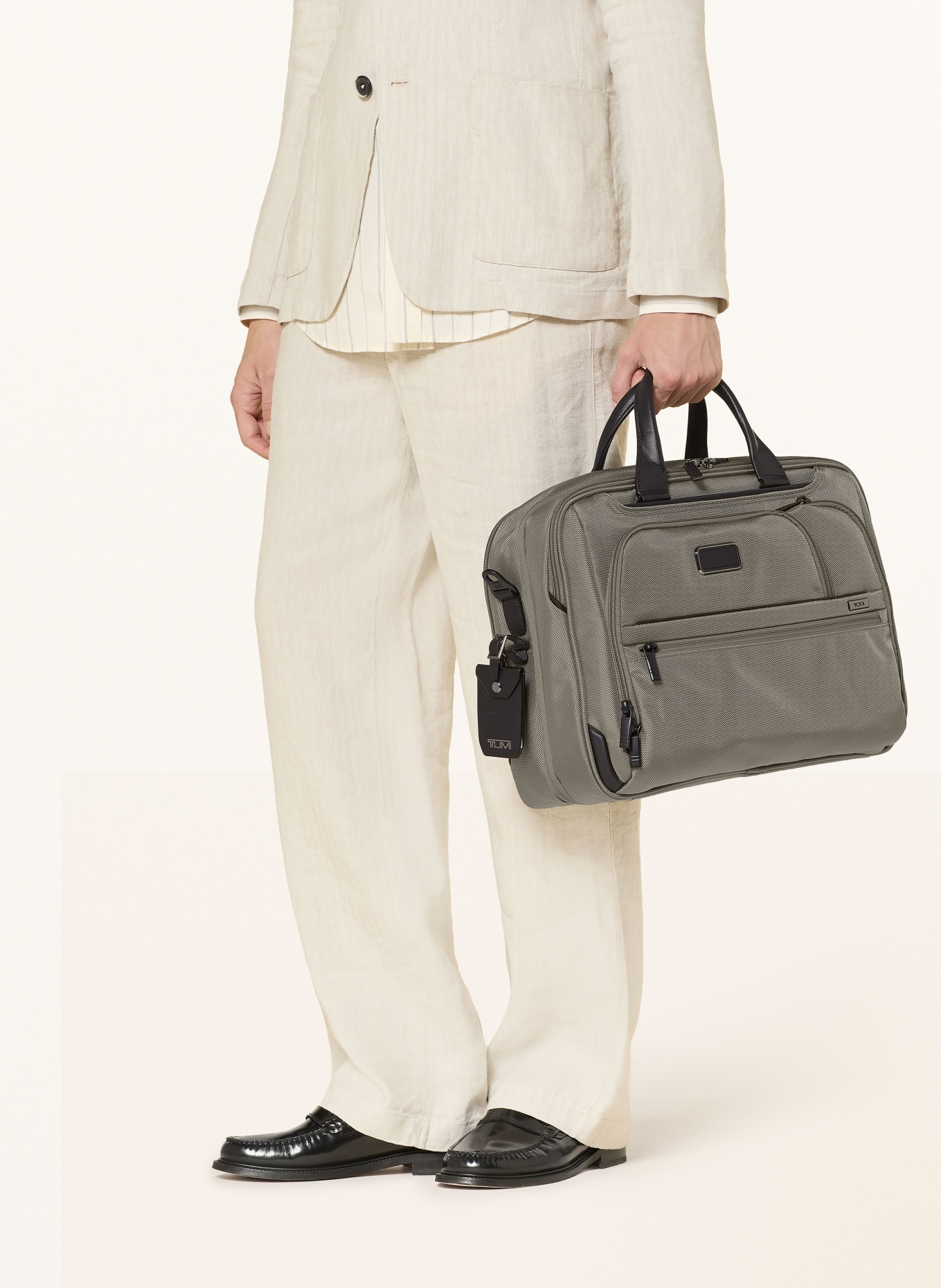 TUMI ALPHA Laptop Bag MEDIUM EXPANDABLE: GRAY